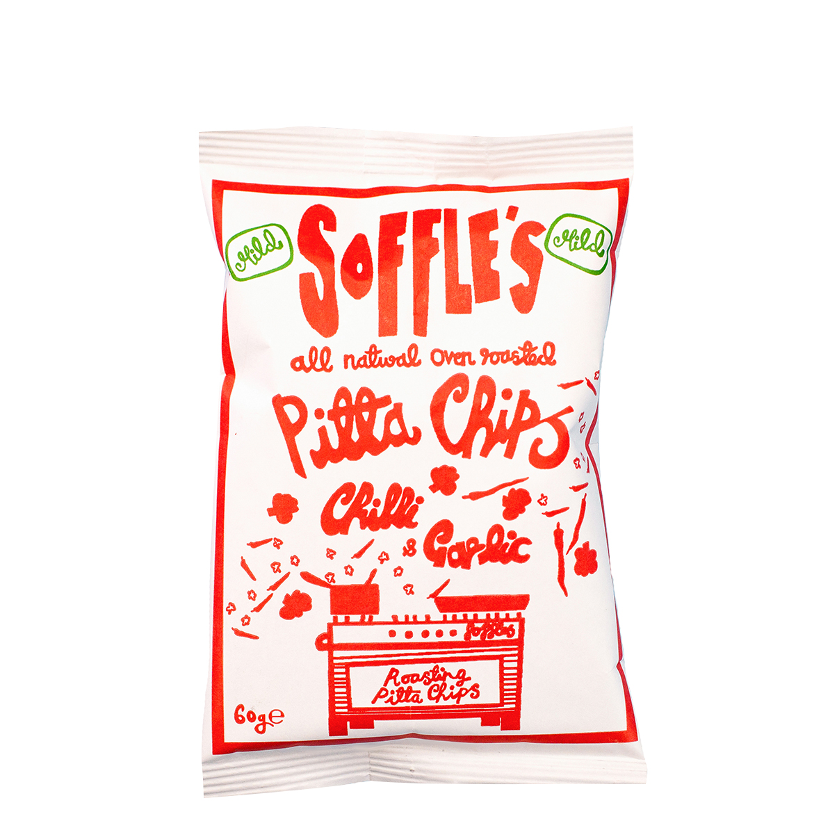 Pita Chips Chilli & Garlic Mild