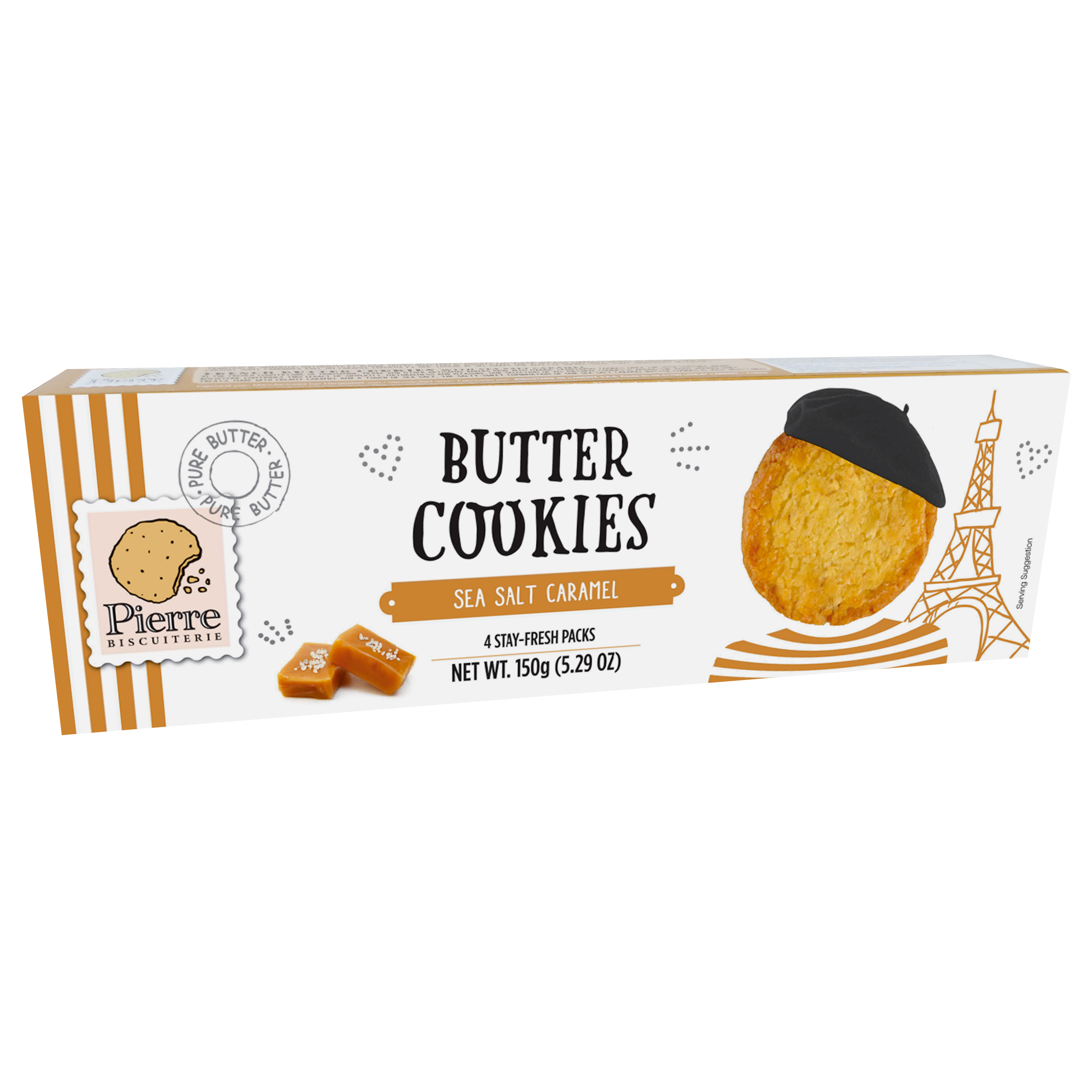 French Butter Cookies Sea Salt Caramel