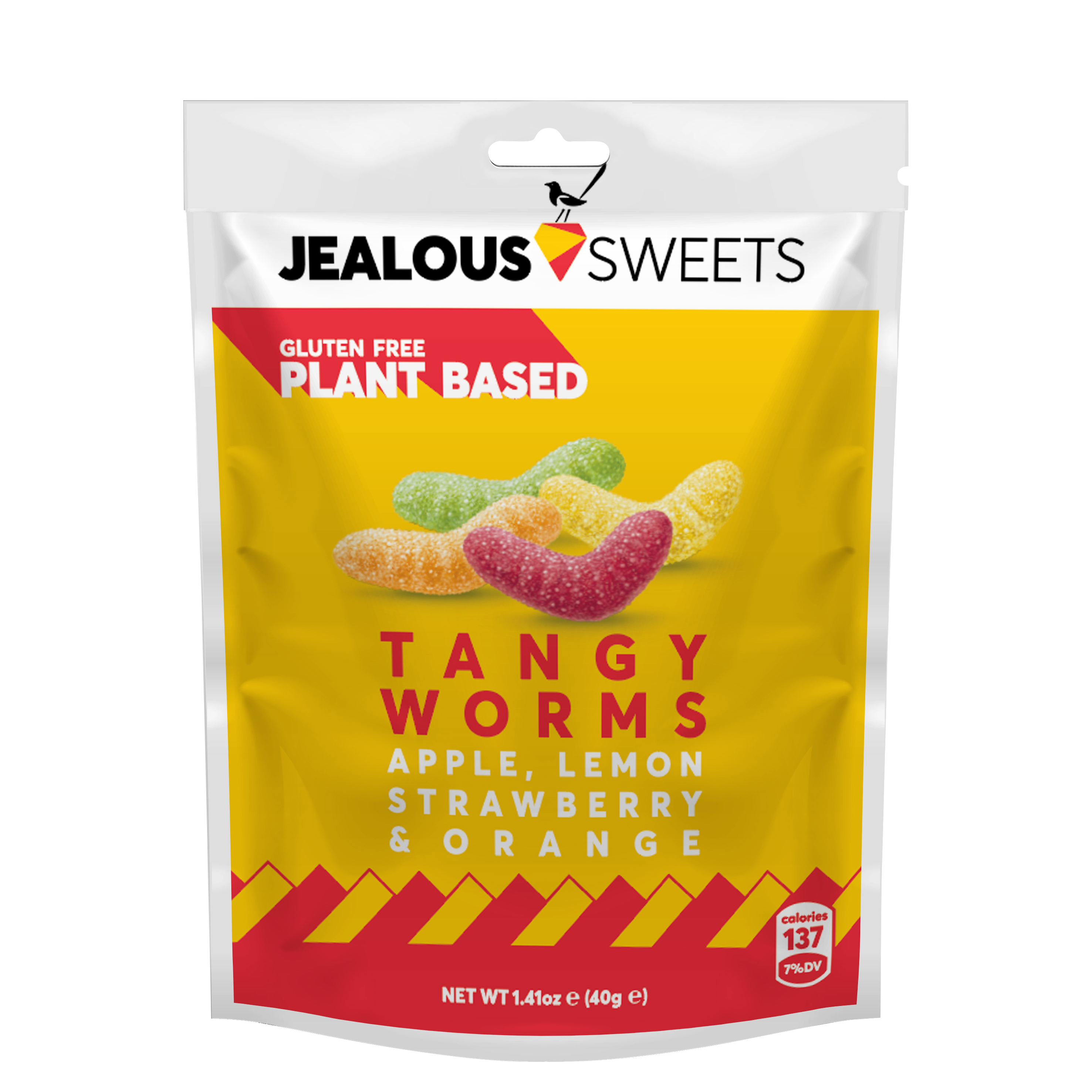 Vegan Fruit Gum Tangy Worms