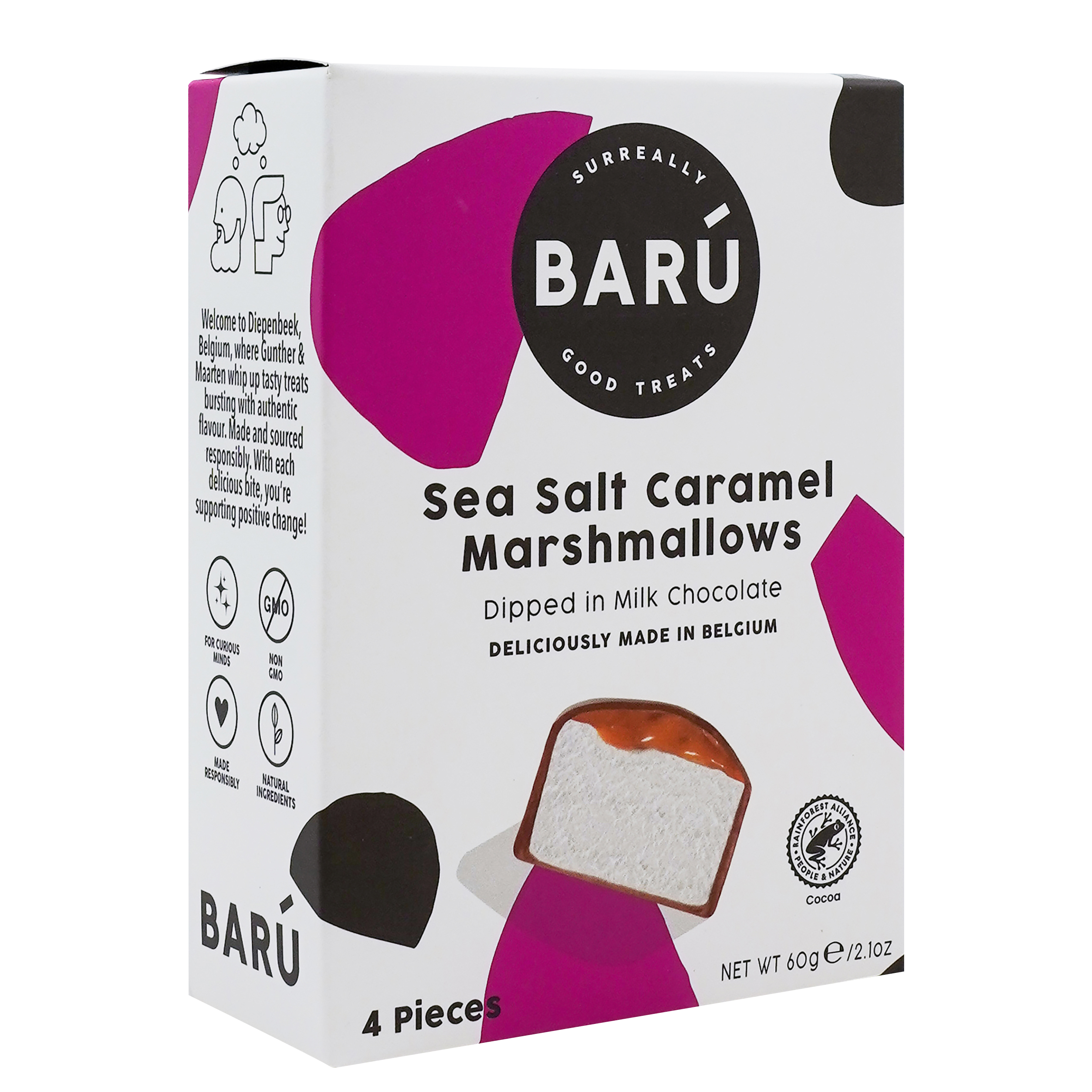 Milk Choc. & Sea Salt Caramel Marshmallows 4-Pack