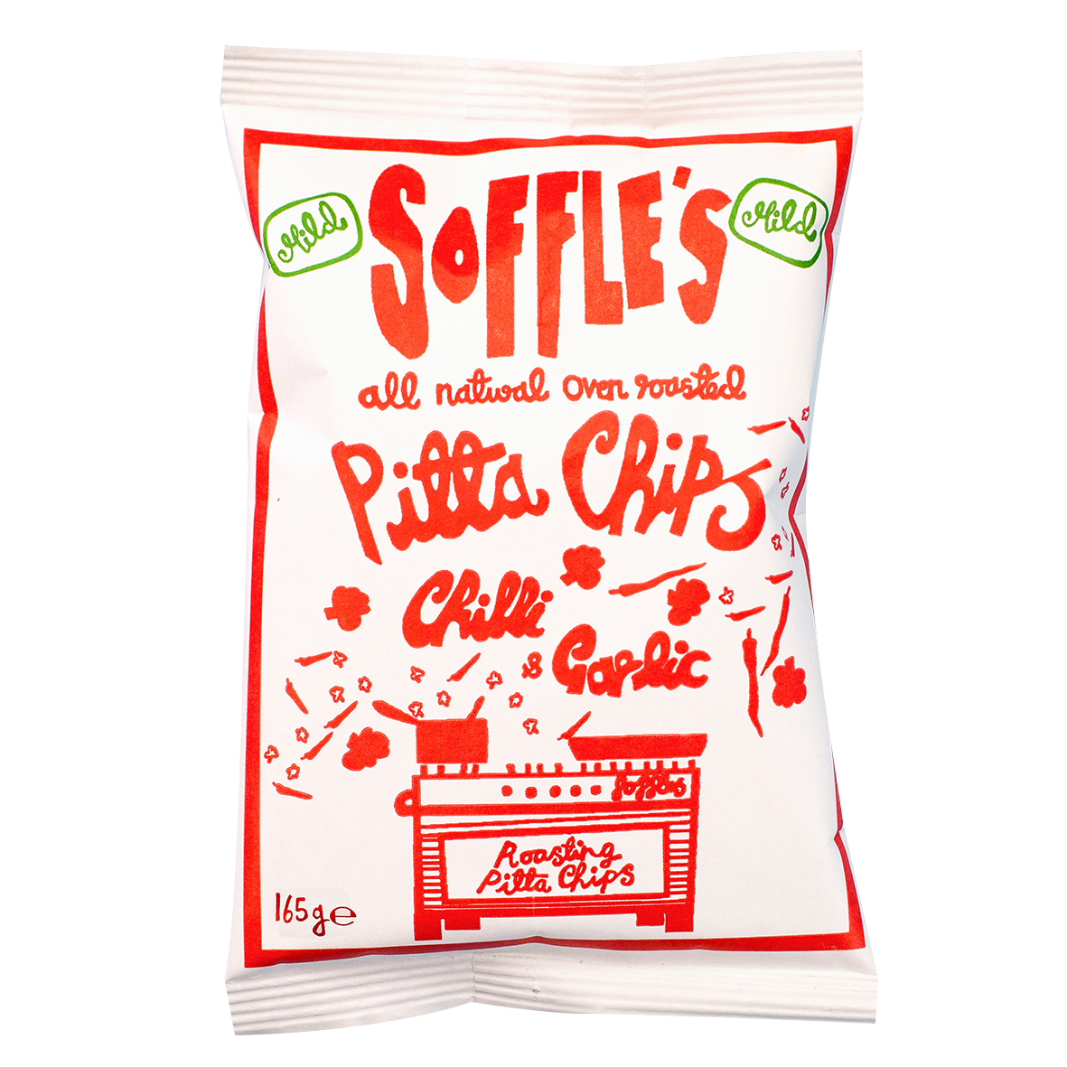 Pita Chips Chilli & Garlic Mild