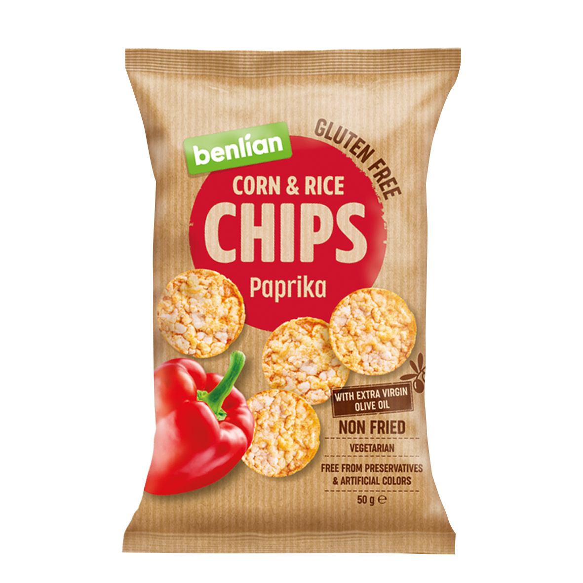 Corn & Rice Chips Paprika
