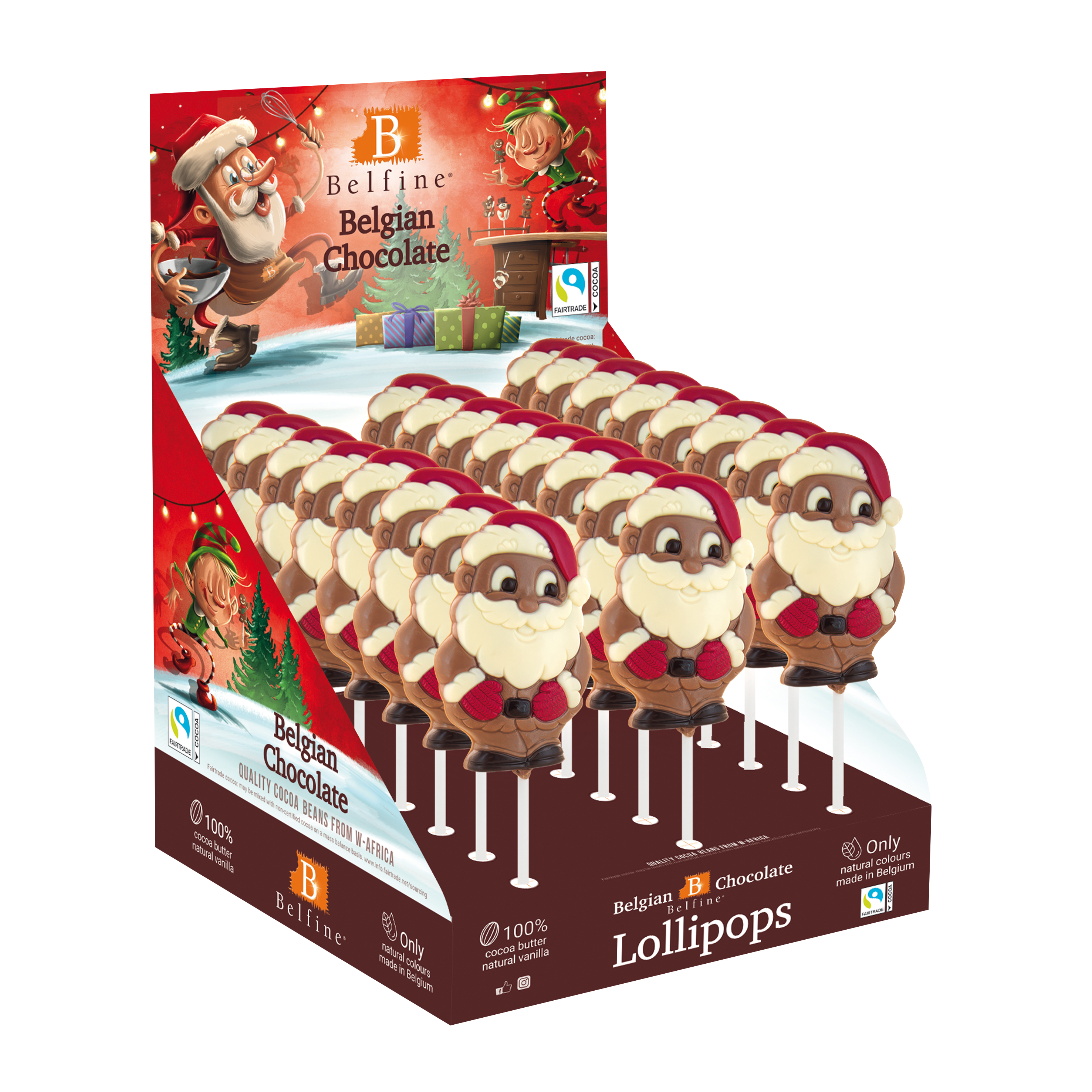 XMAS Lollipops Display Santa