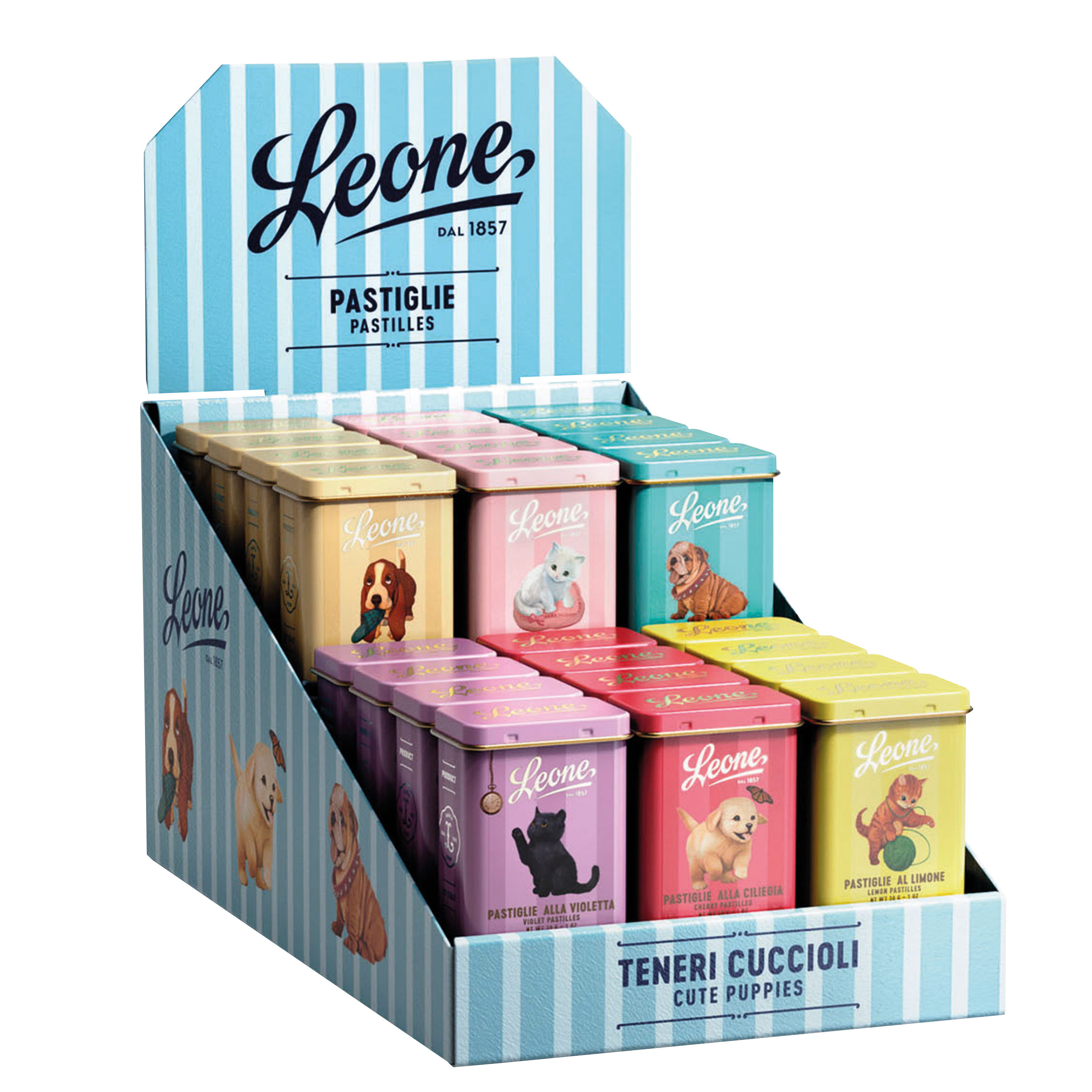 Mini Metal Tins Cats & Dogs 6 Flavours