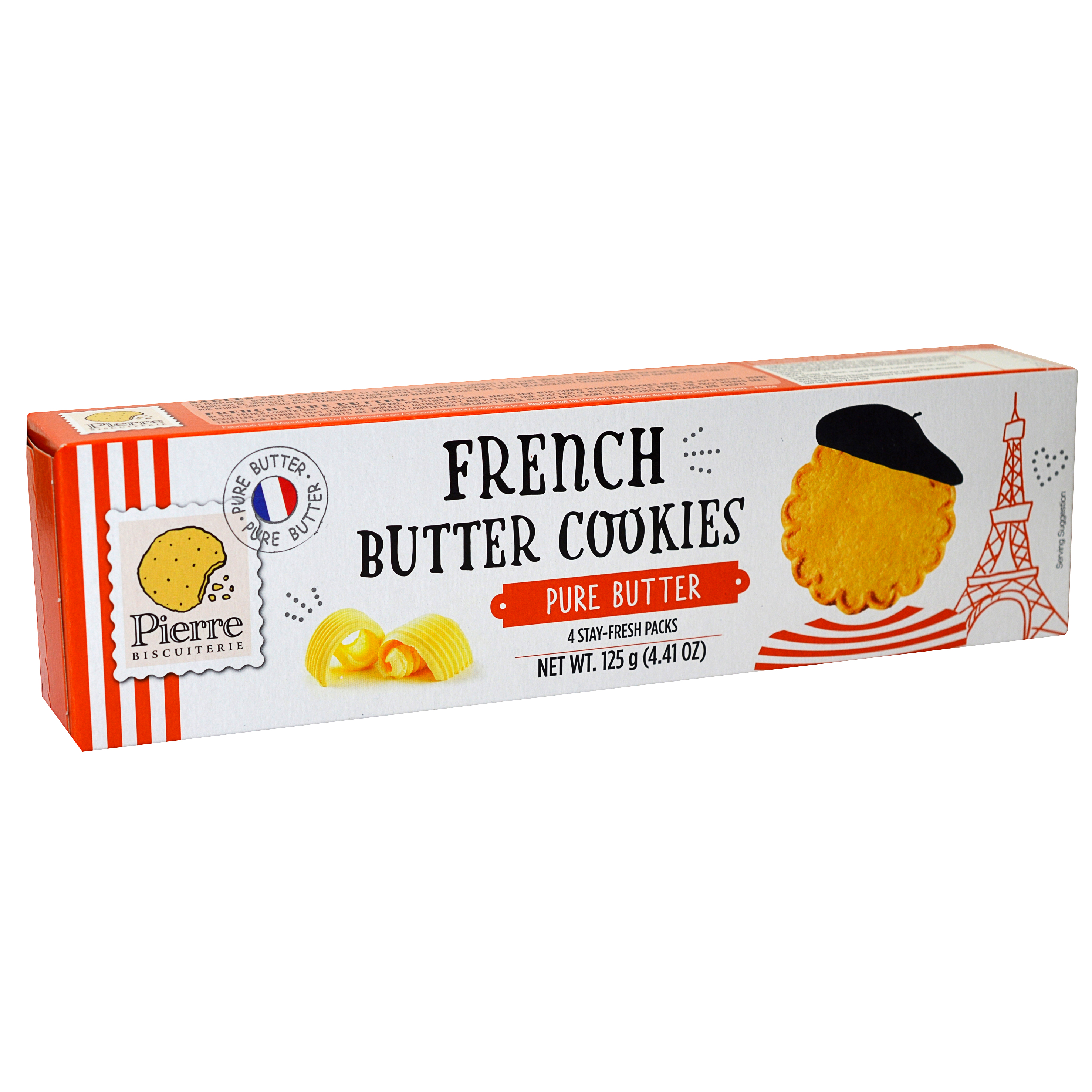 French Butter Cookies Natural