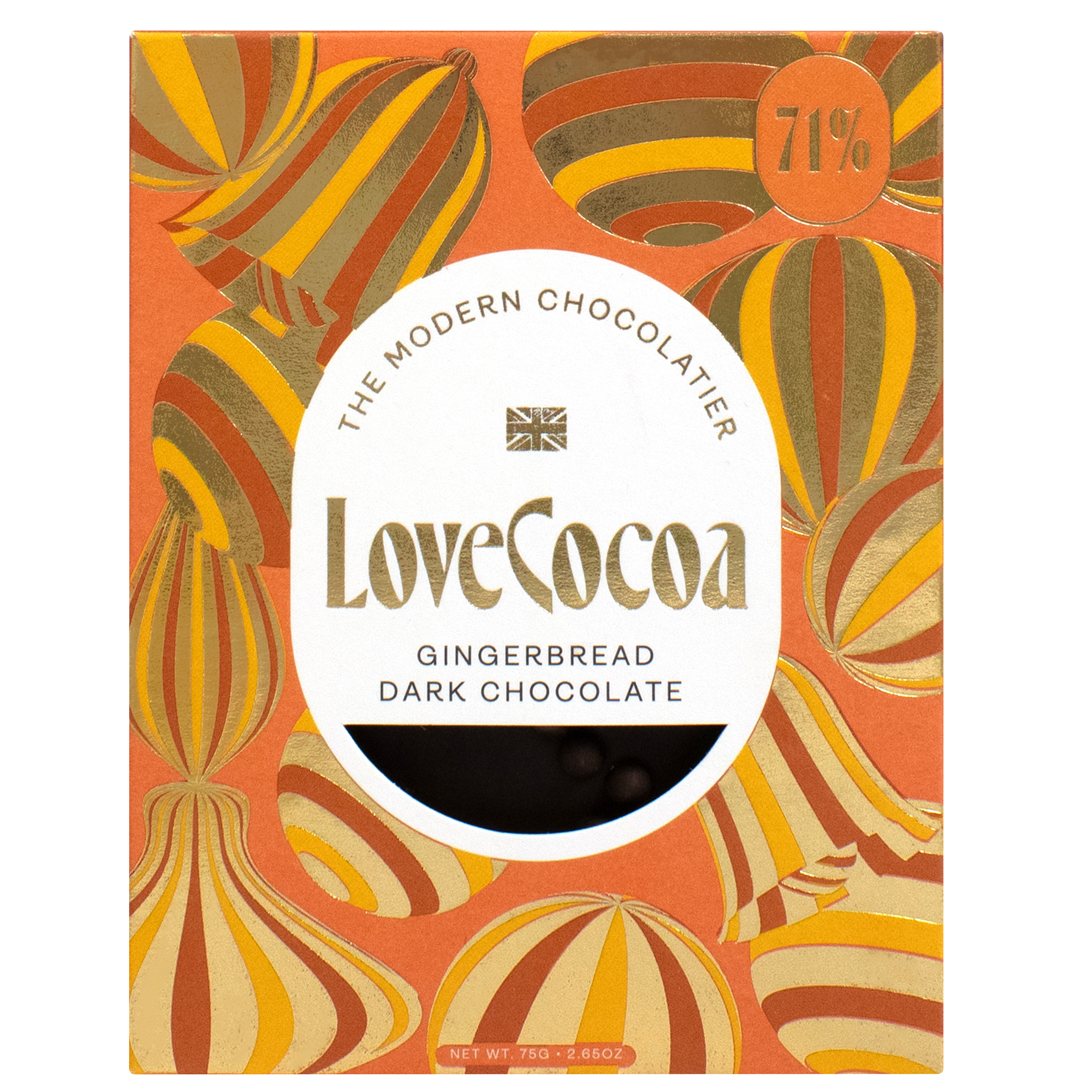 Love Cocoa XMAS Gingerbread Dark Chocolate