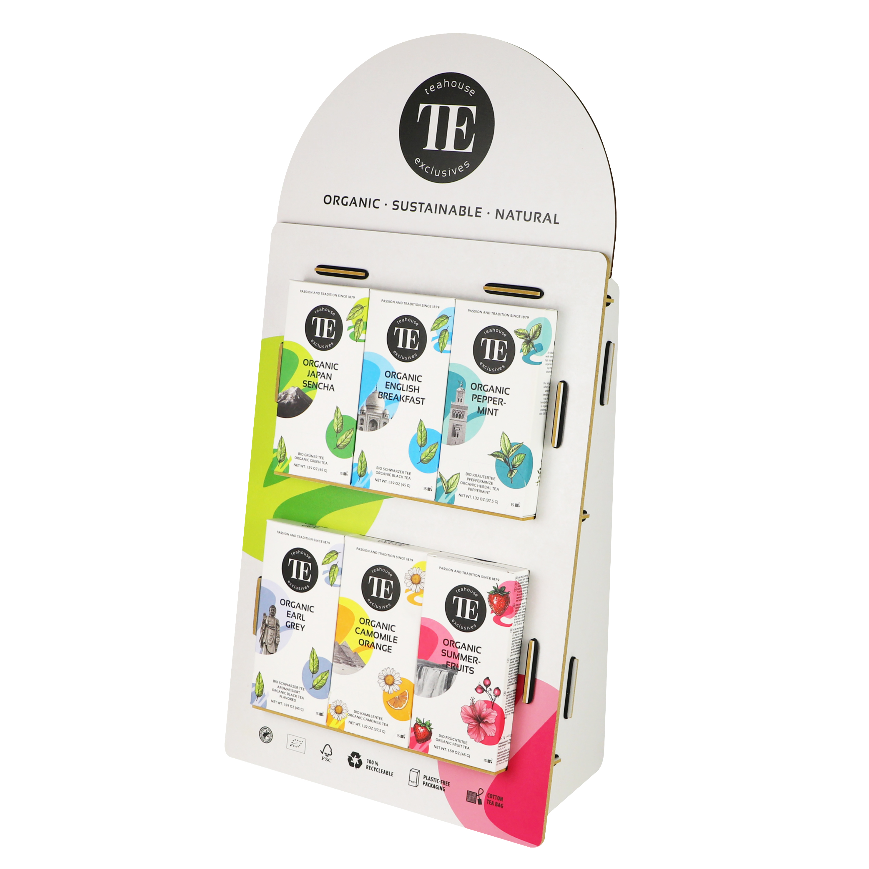 Organic Tea Counter Display*