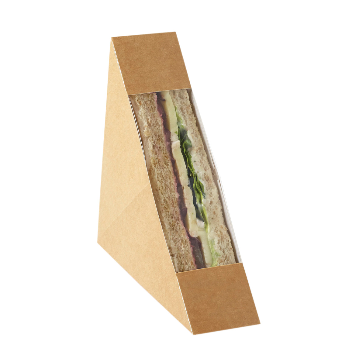 Single DayFresh Sandwich Wedge Kraft, 38 mm, 1er