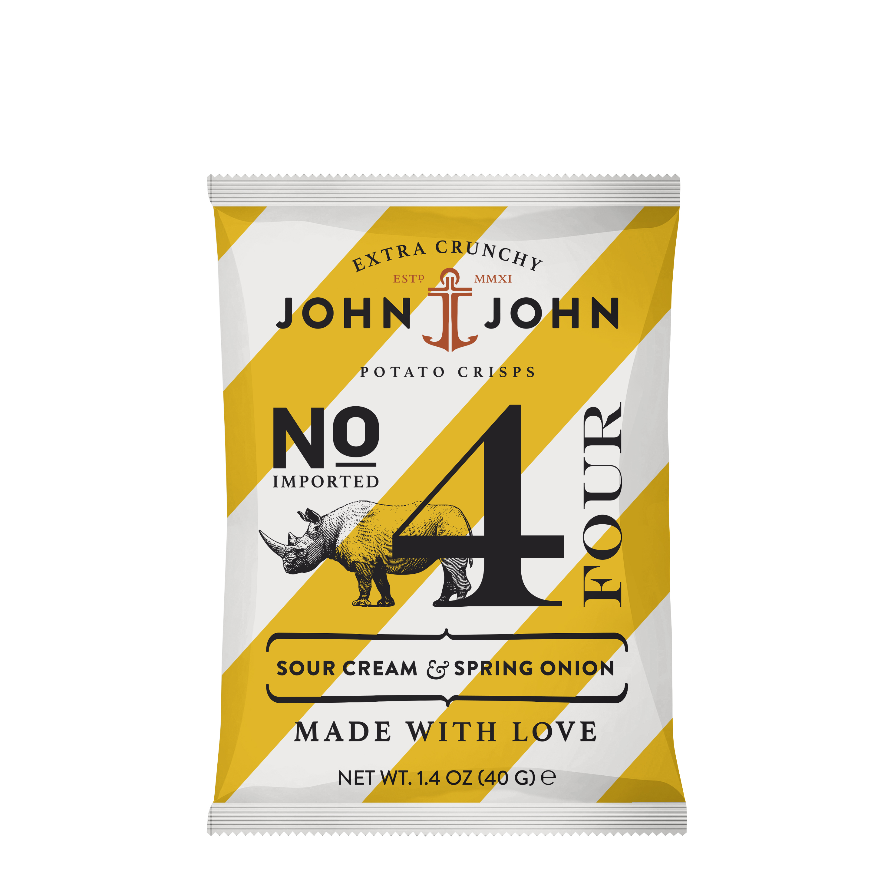 No. 4 Crisps Sour Cream & Spring Onion
