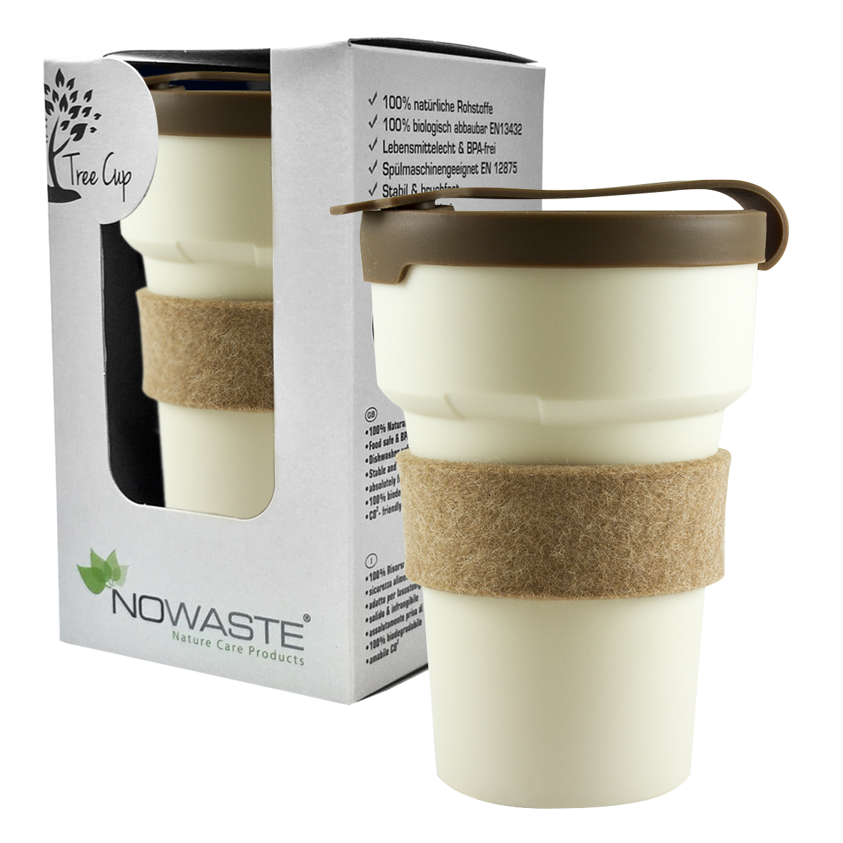 Re-Fillable Coffee Cup with Lid & Jacket