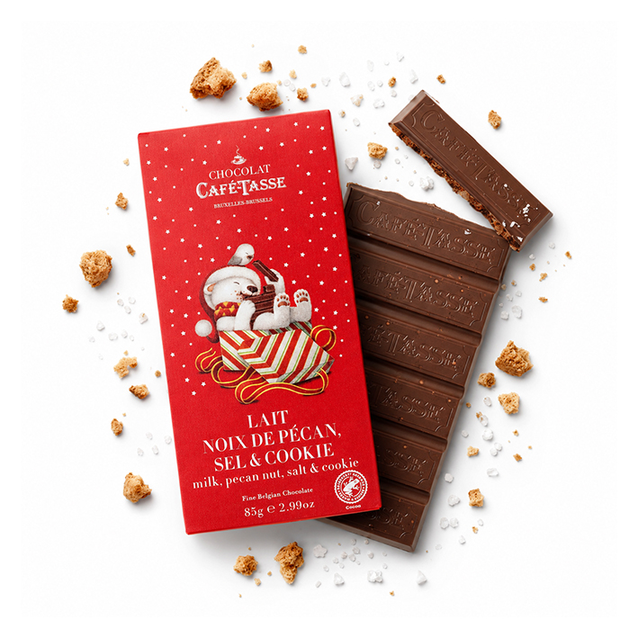 Café-Tasse XMAS Family Bar Milk Pecan, Salt&Cookie