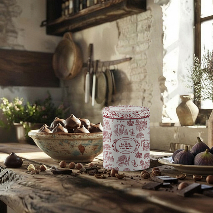 Figs Dark Chocolate Praline Tin
