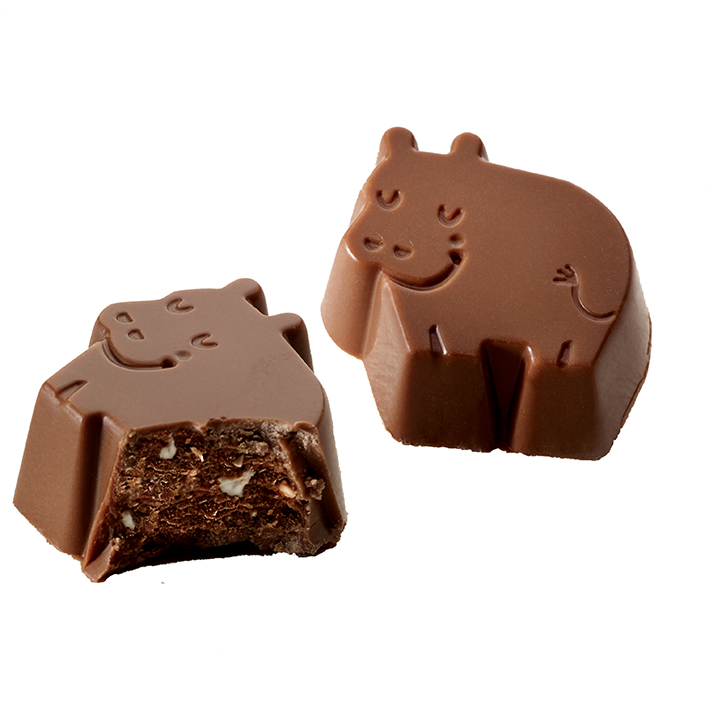 Milk Choc. Hippos Hazelnut Truffle