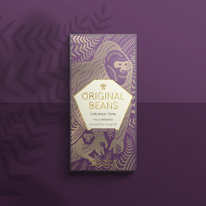 Organic Chocolate Bar Virunga 70 %