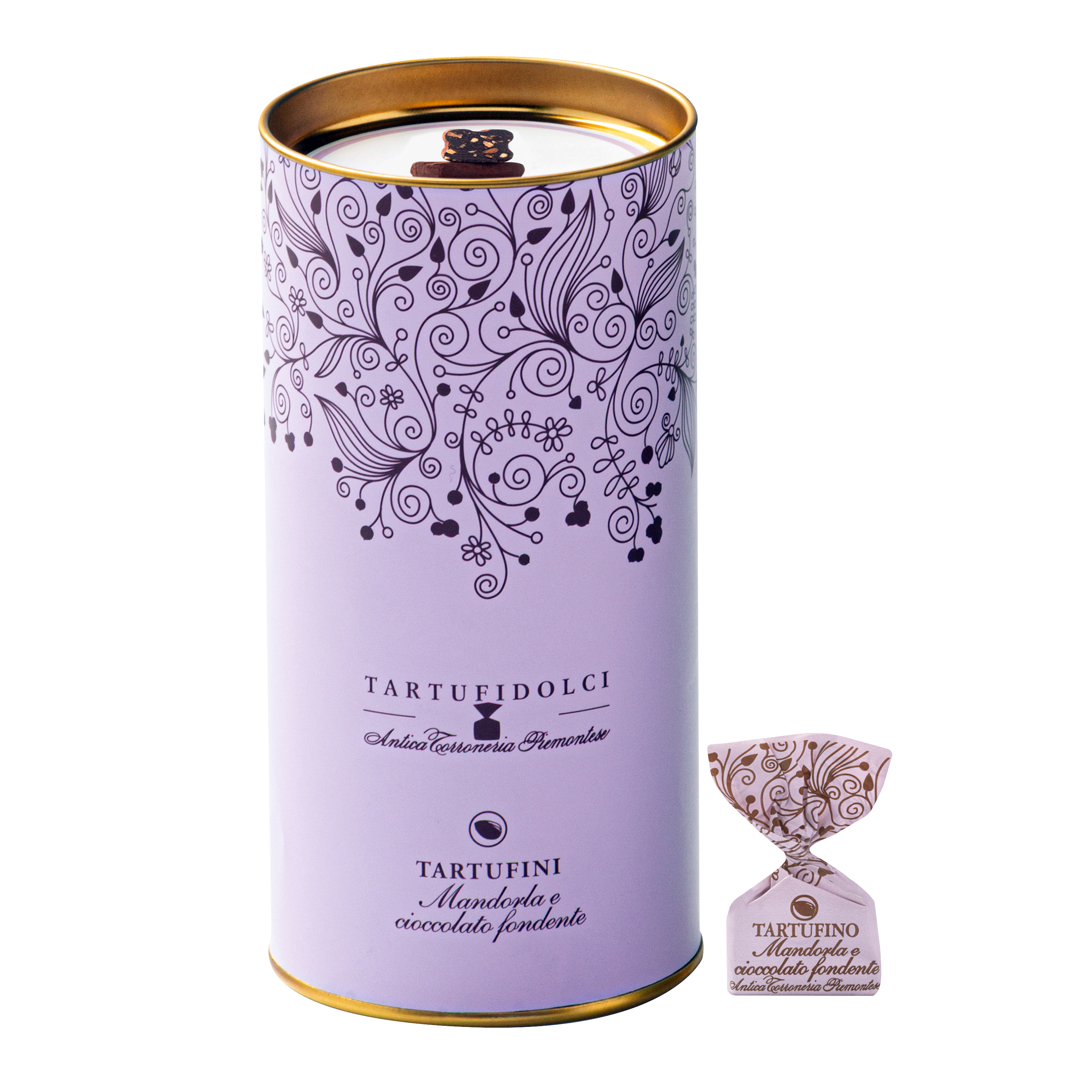 Metal Tin Dark Chocolate Almond