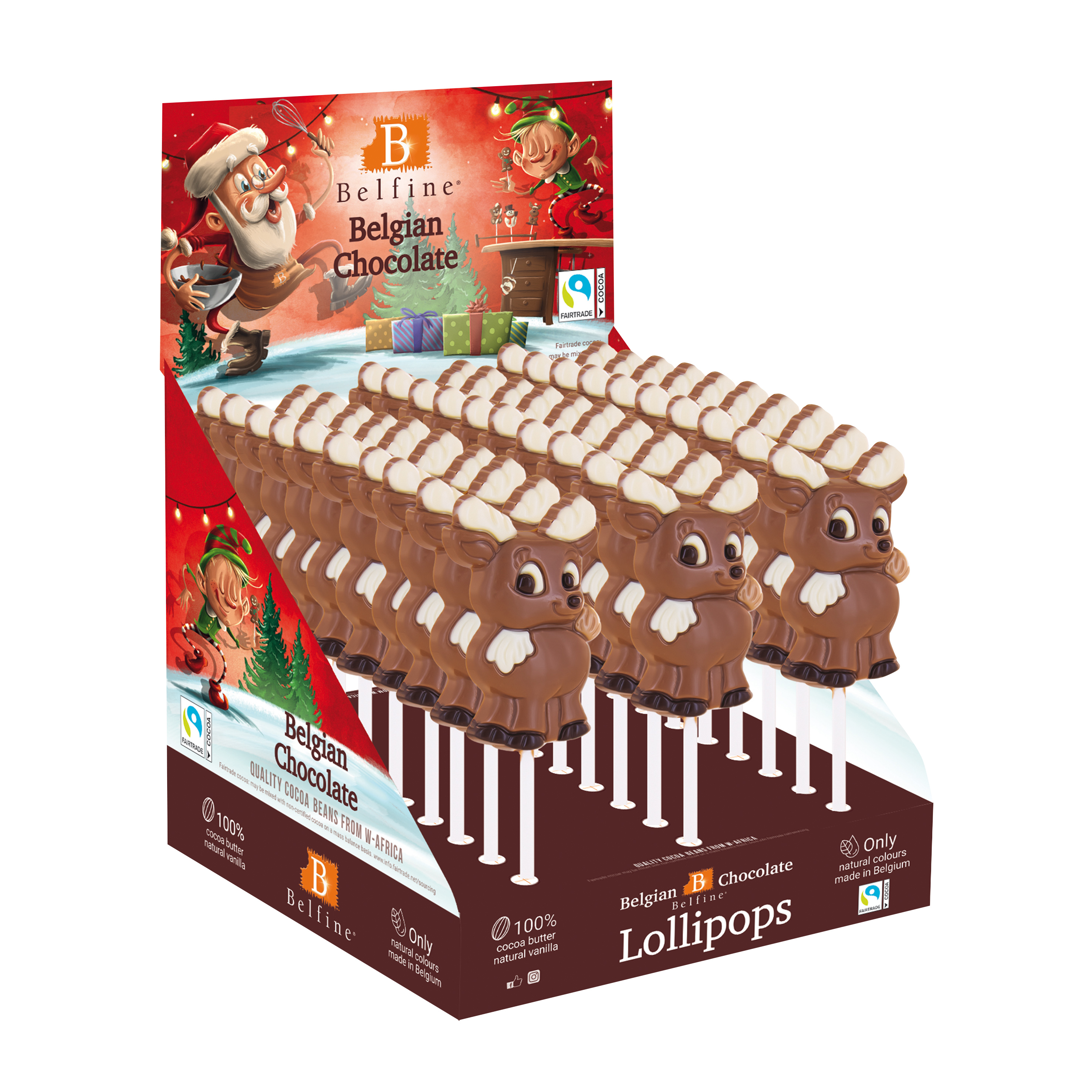 XMAS Lollipops Display Reindeer Reni