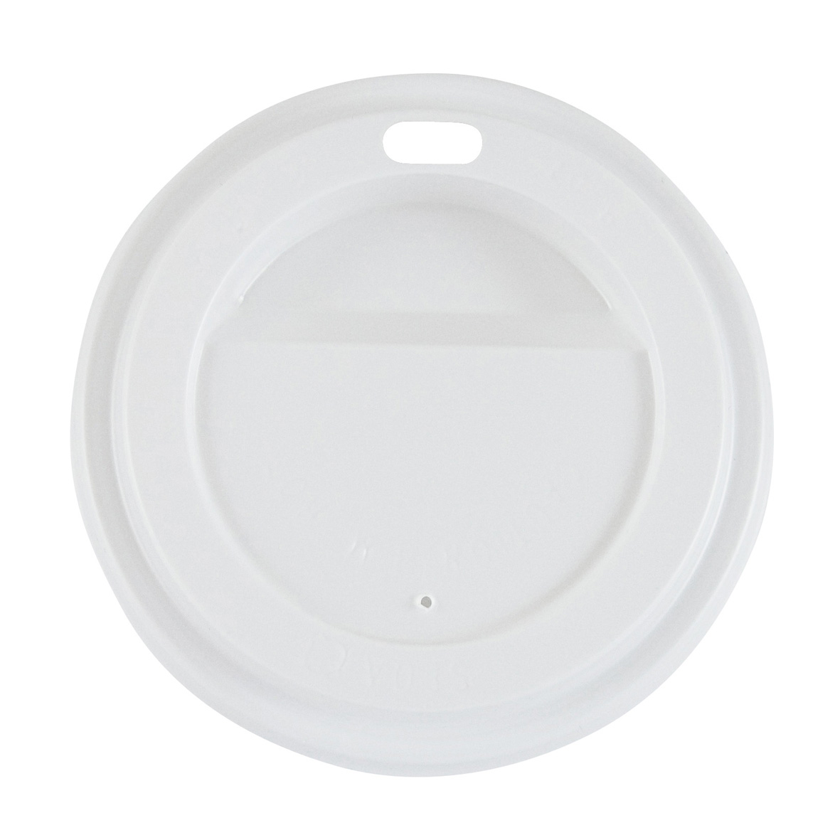 Dome Lid White, 8/10 oz.