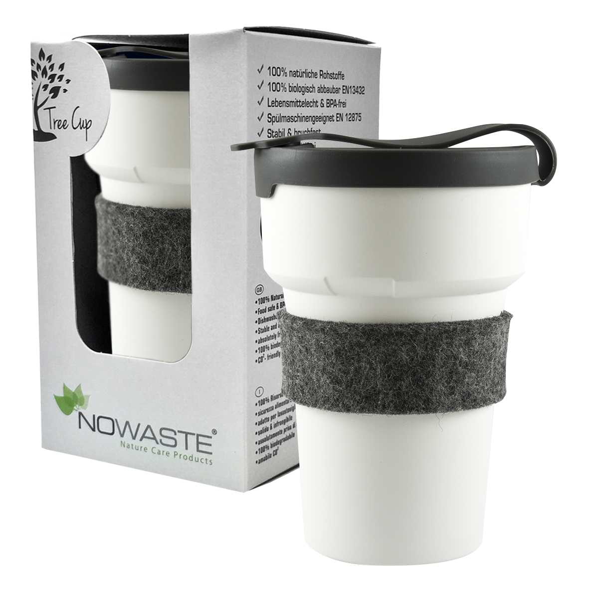 Re-Fillable Coffee Cup with Lid & Jacket