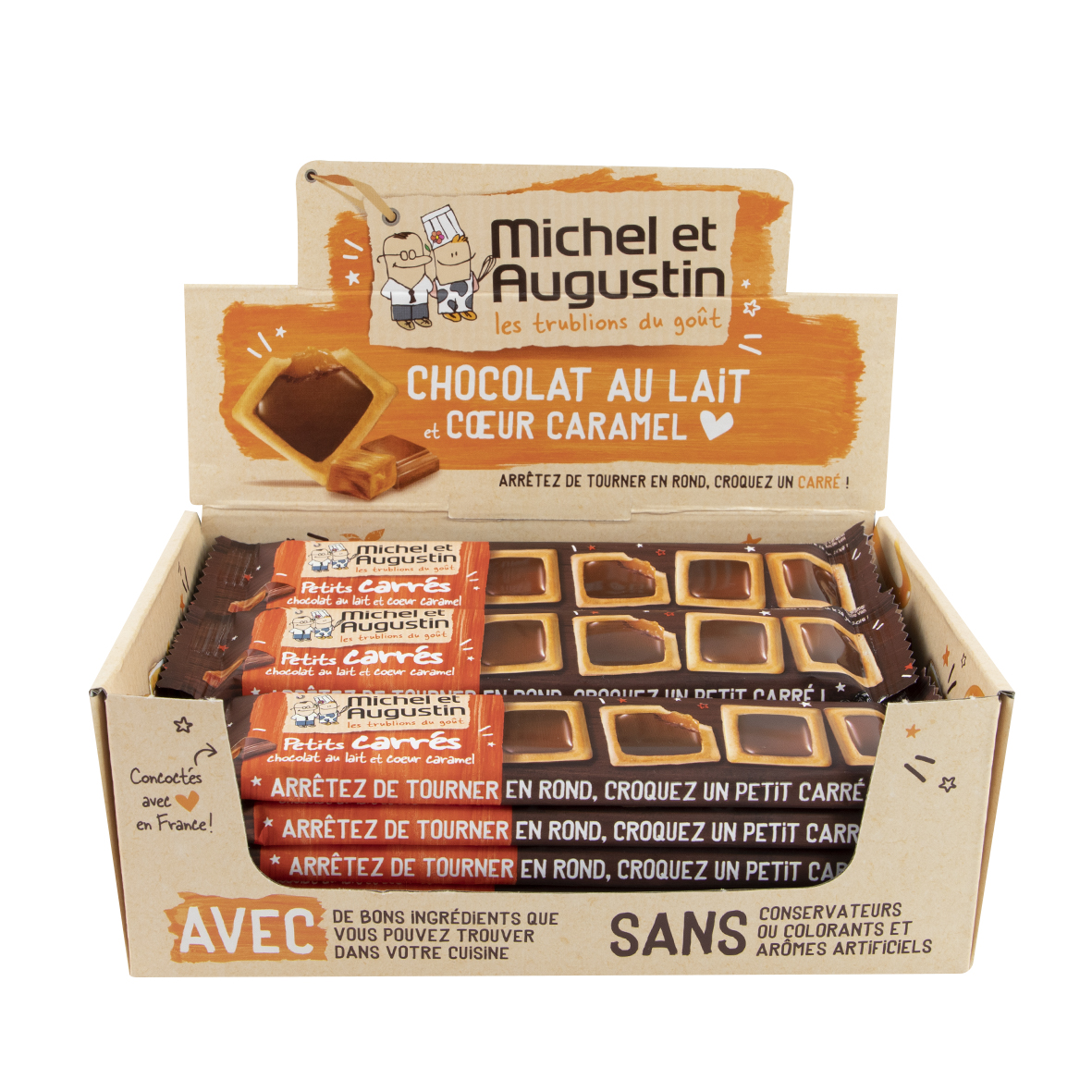 Petits Carrés Chocolate Caramel