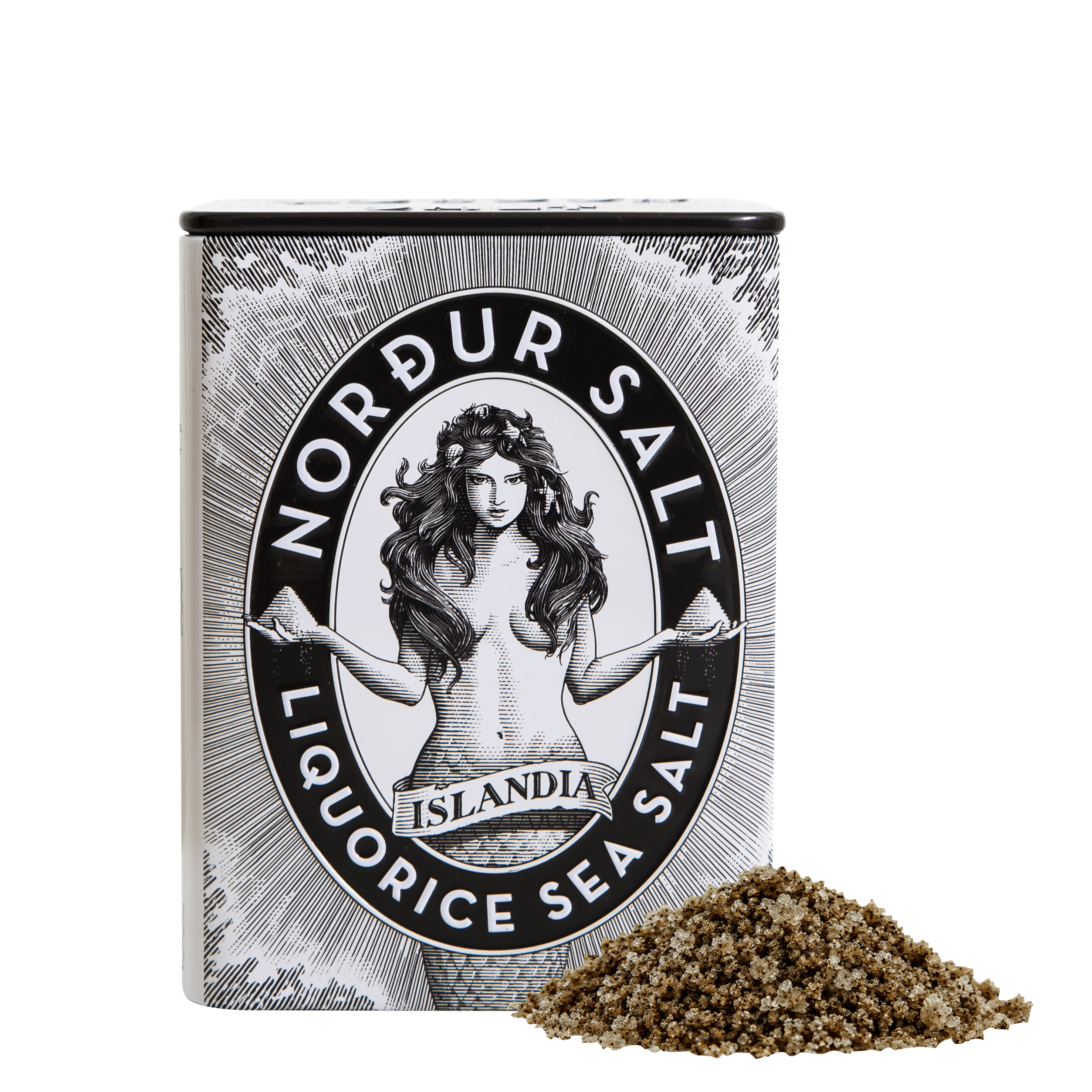 Arctic Sea Salt Flakes Liquorice Tin