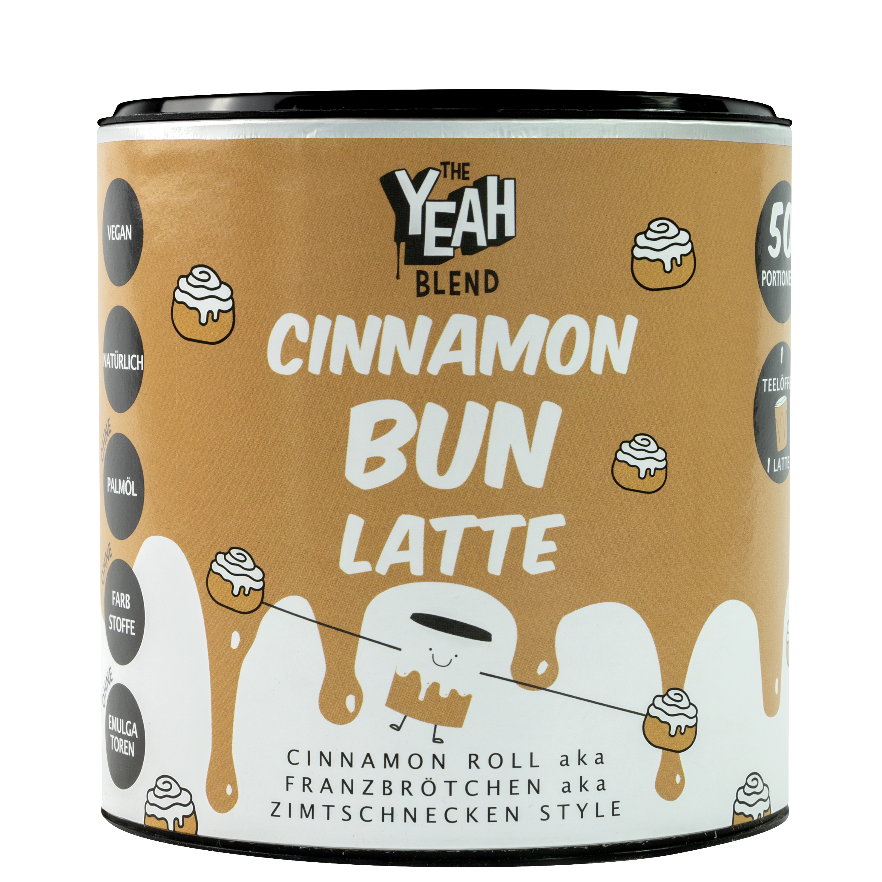 Yeah Cinnamon Bun Latte Powder
