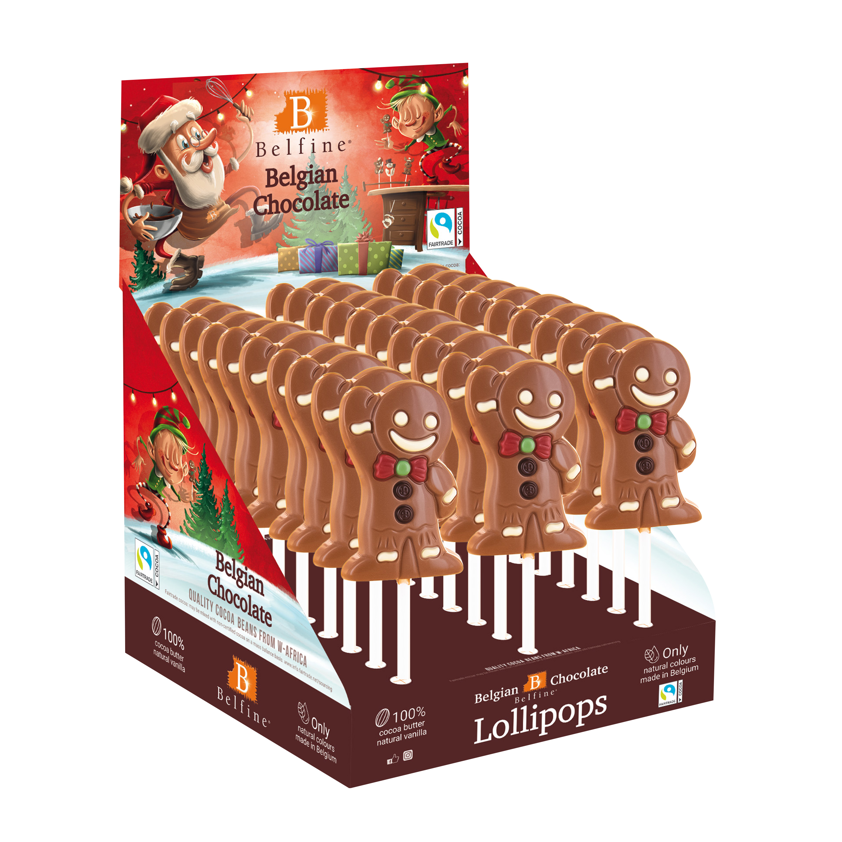 XMAS Lollipops Display Mr Ginger