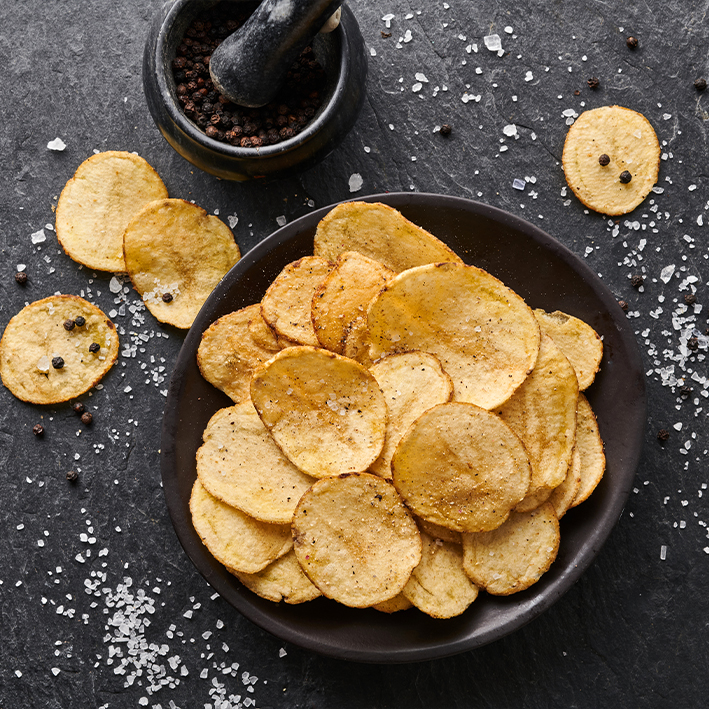 No. 5 Crisps Sea Salt & Black Pepper