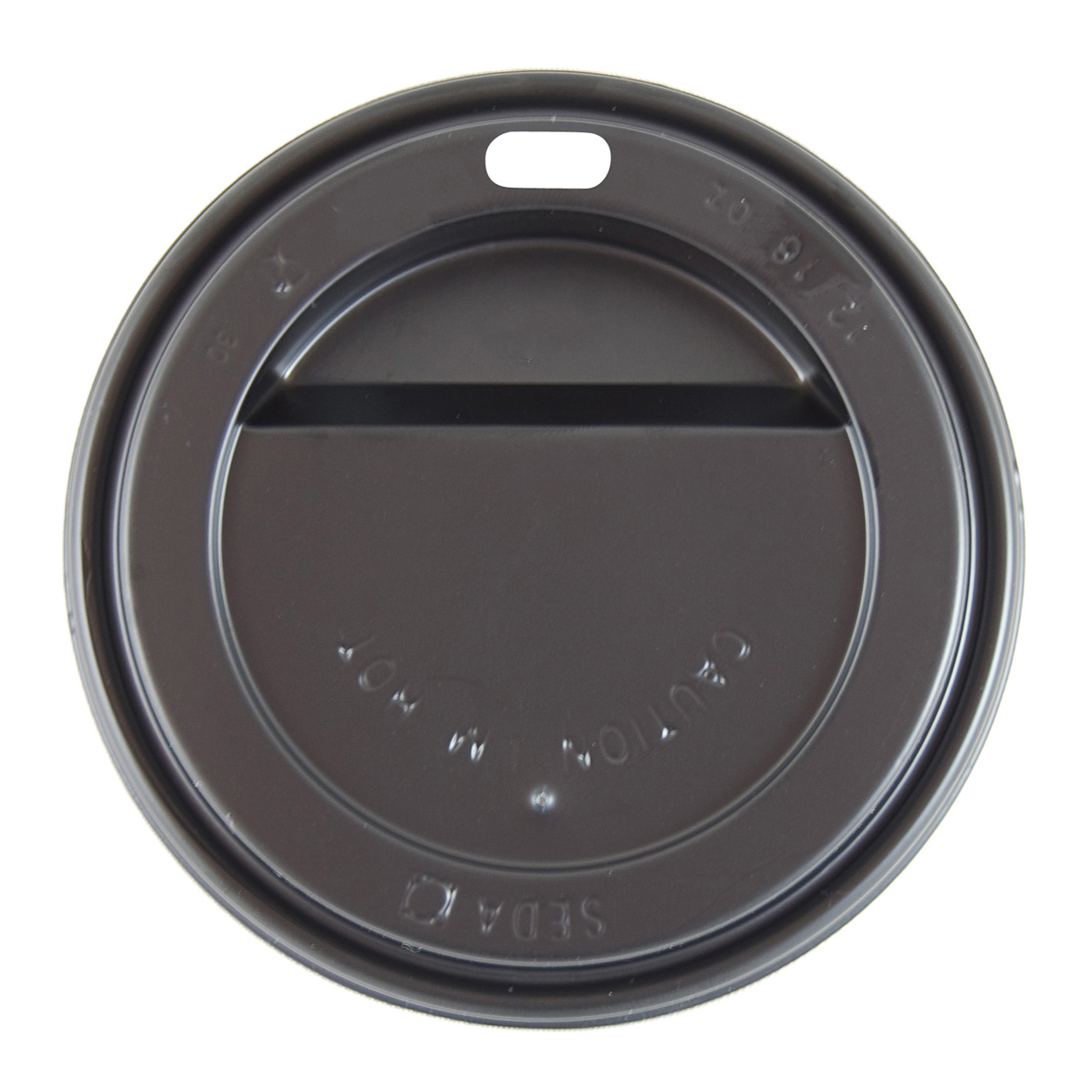 Dome Lid Black, 12/16/20 oz.