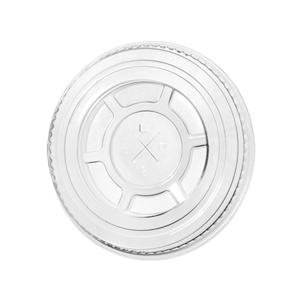 Flat Lid with Strawslot f. Clear Cup 300-500 ml