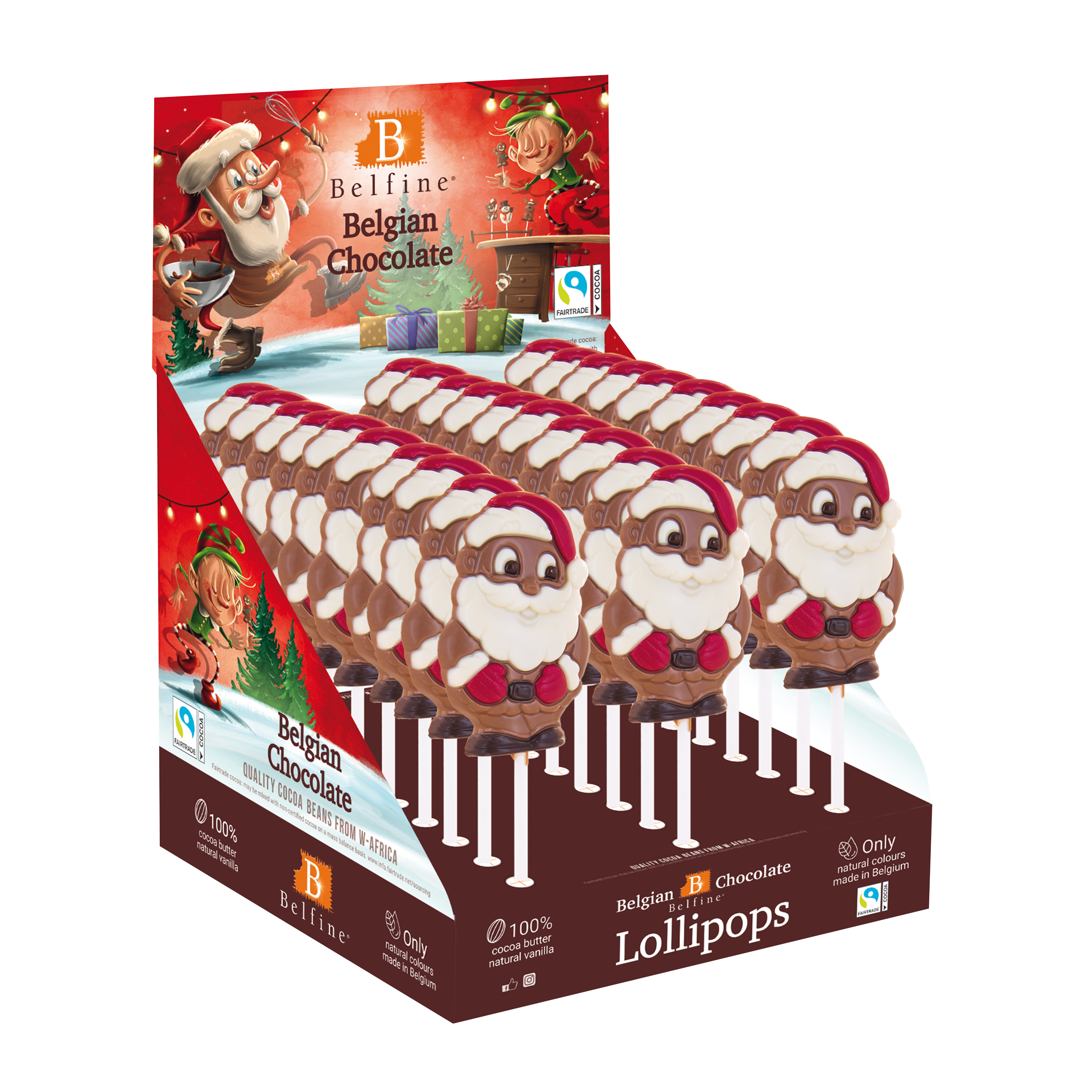 XMAS Lollipops Display Santa