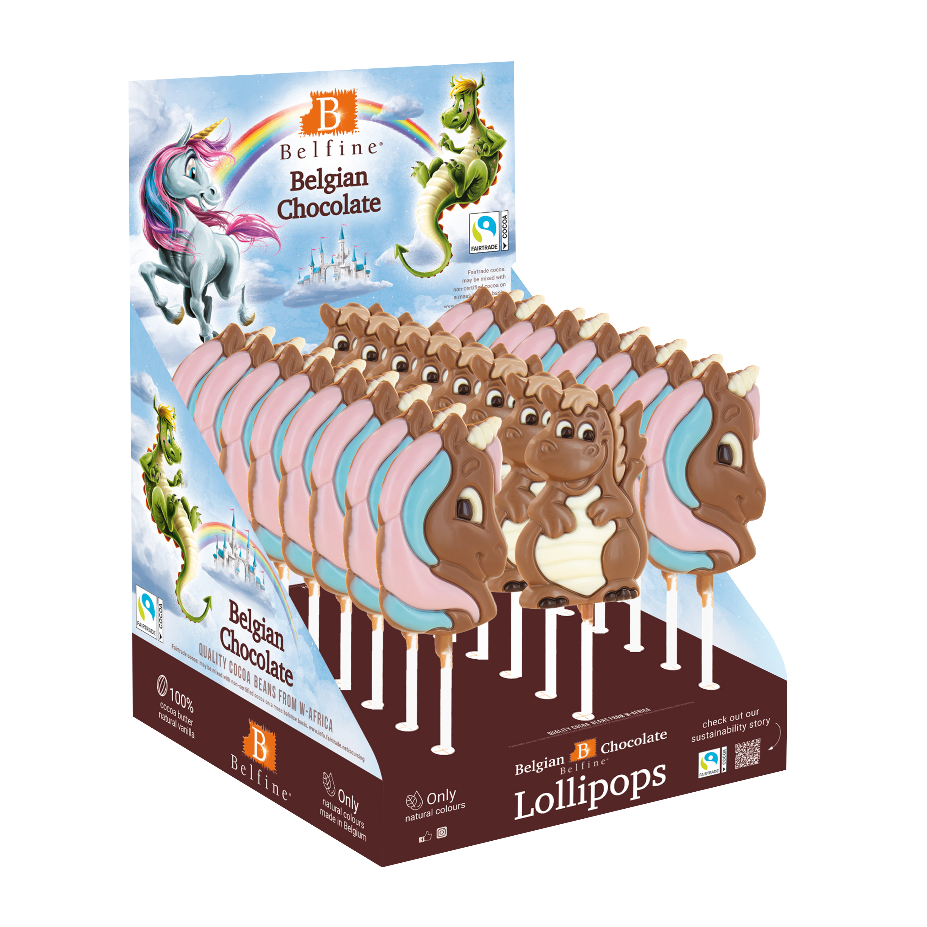 Lollipops Display Unicorn&Dragon Elliot