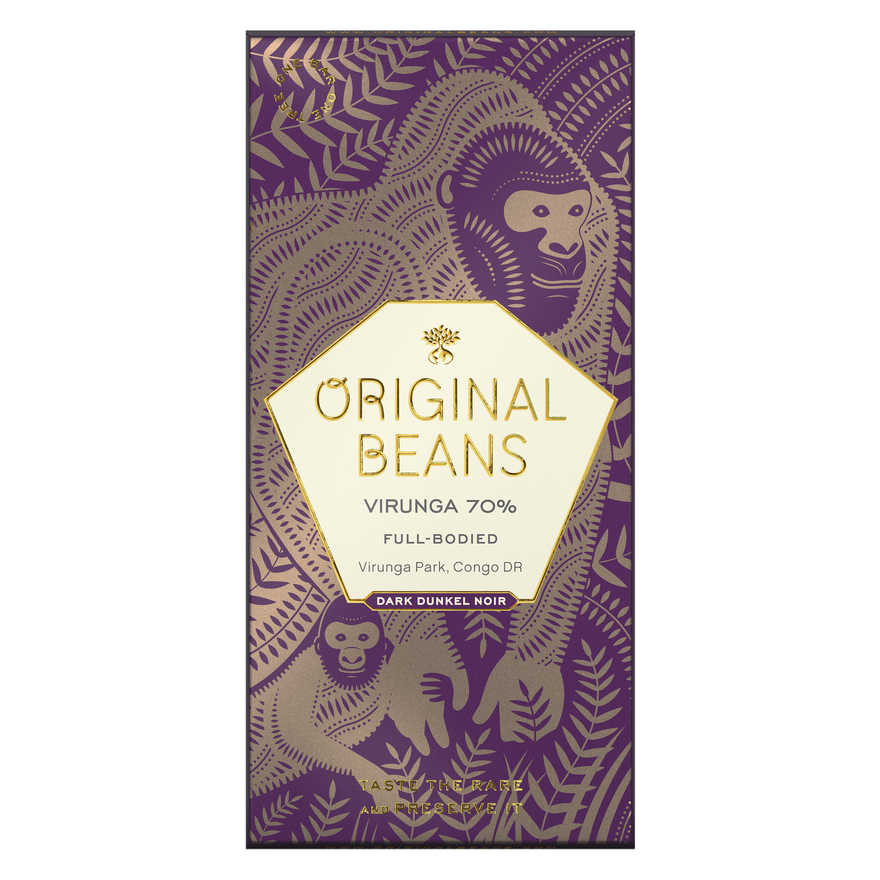 Organic Chocolate Bar Virunga 70 %
