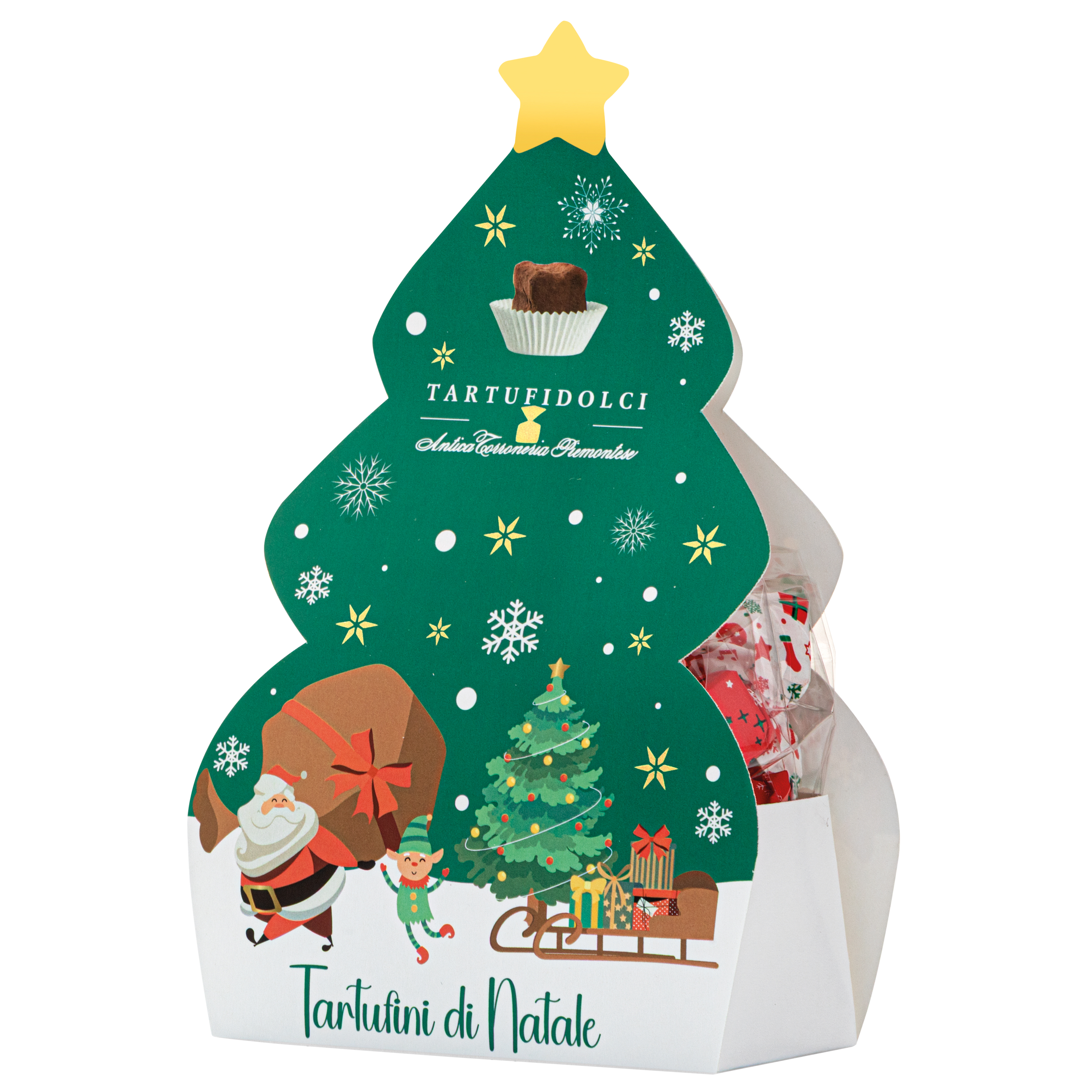 XMAS Tartufini Natale Green Pralinati