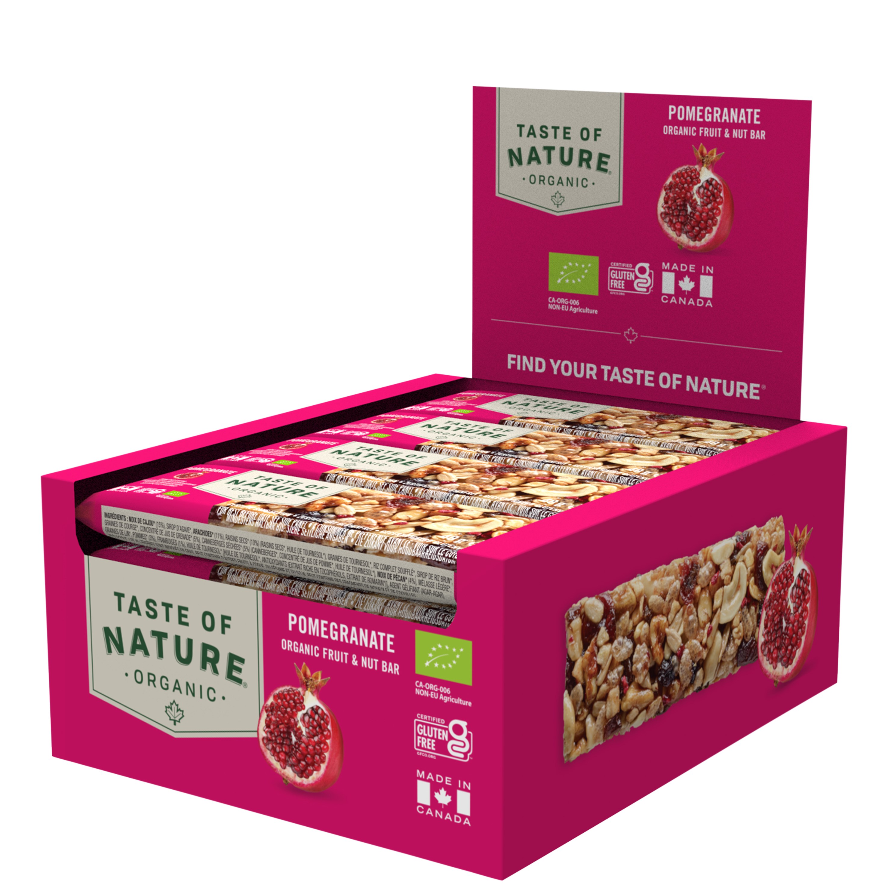 Organic Bar Pomegranate
