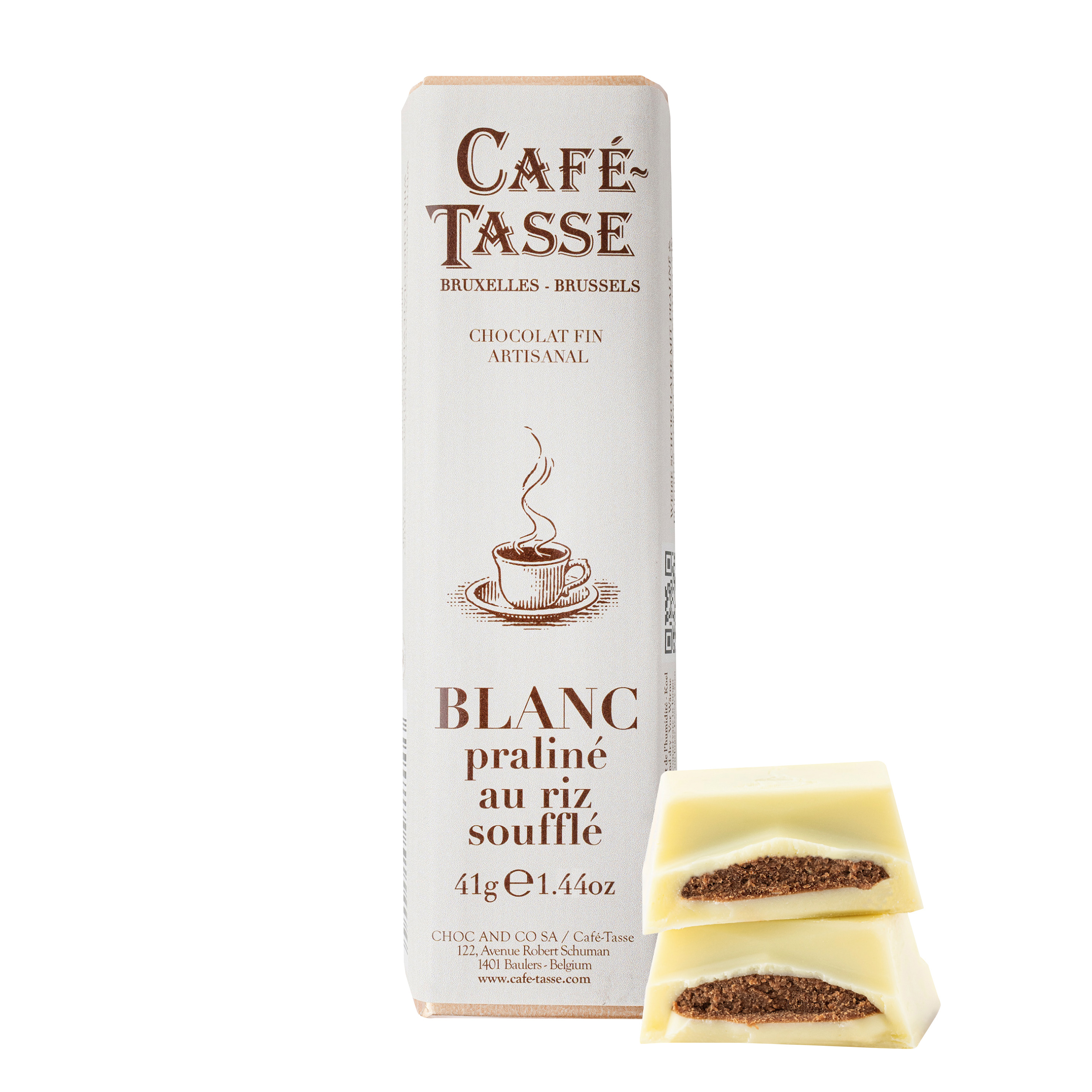 Bars Filled White Praline Rice Crisps (gefüllt)