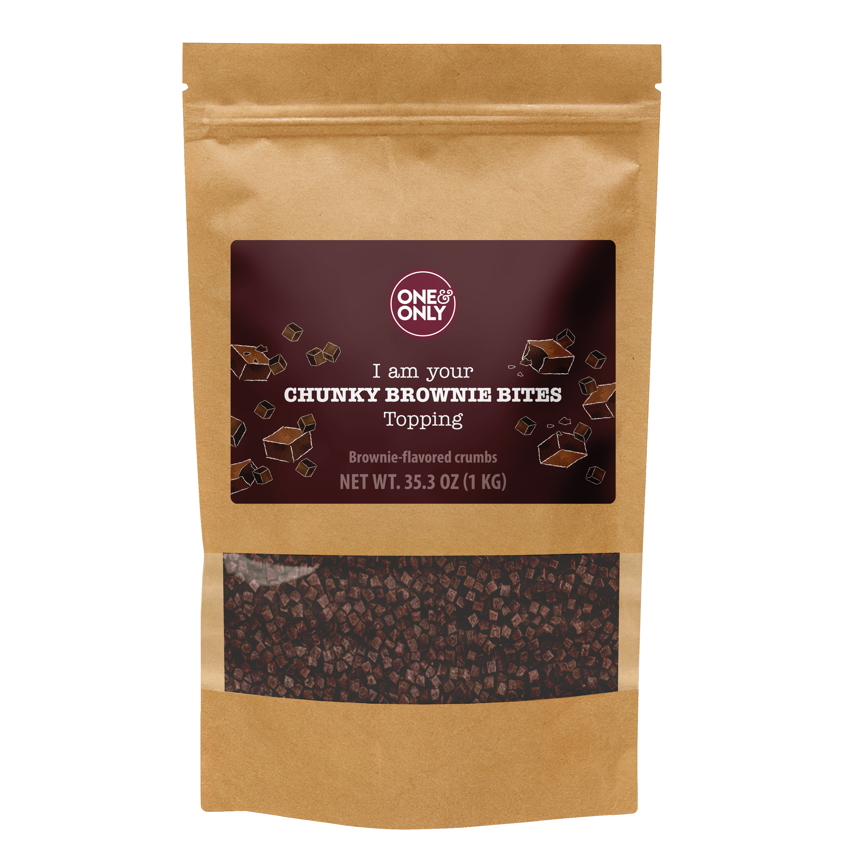 Chunky Brownie Bites Topping