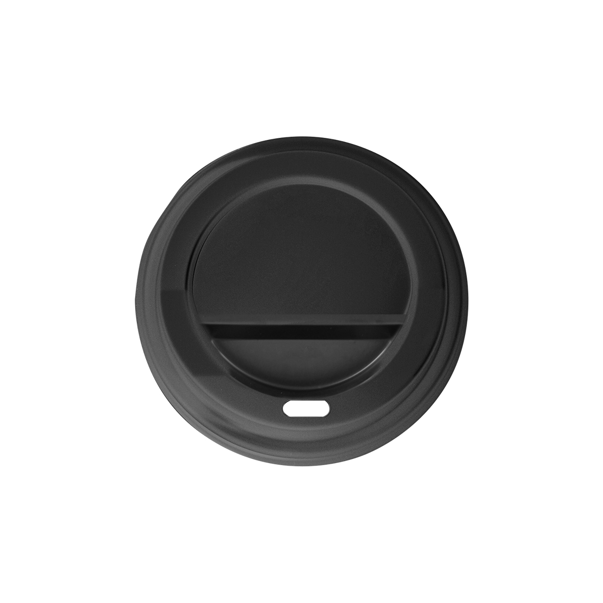 Lid ECO black - CPLA, 8 oz.