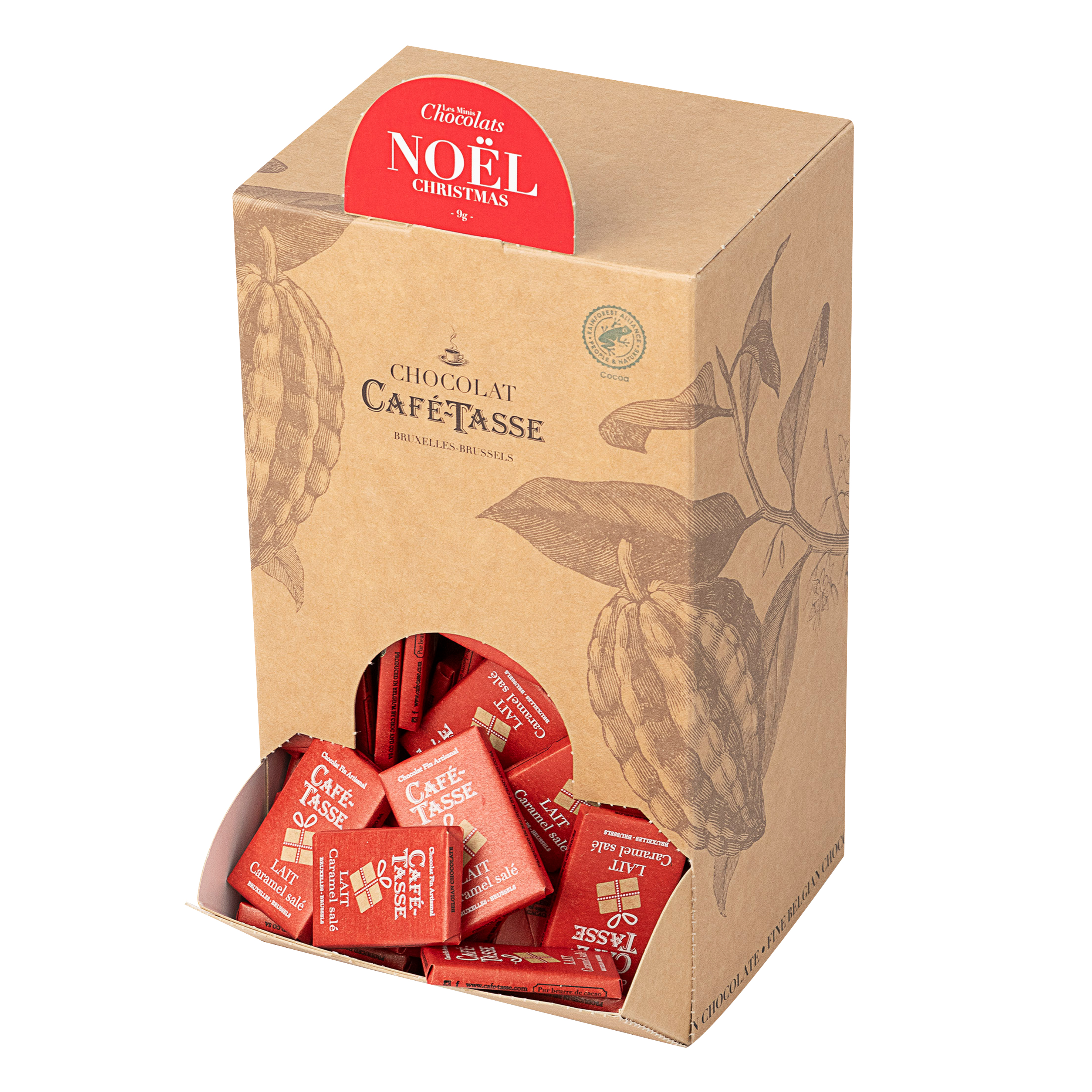 Café-Tasse XMAS Mini Bars Milk 35 % Salted Caramel
