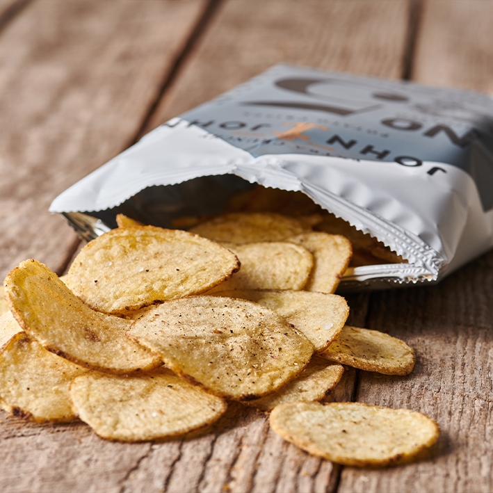 No. 5 Crisps Sea Salt & Black Pepper