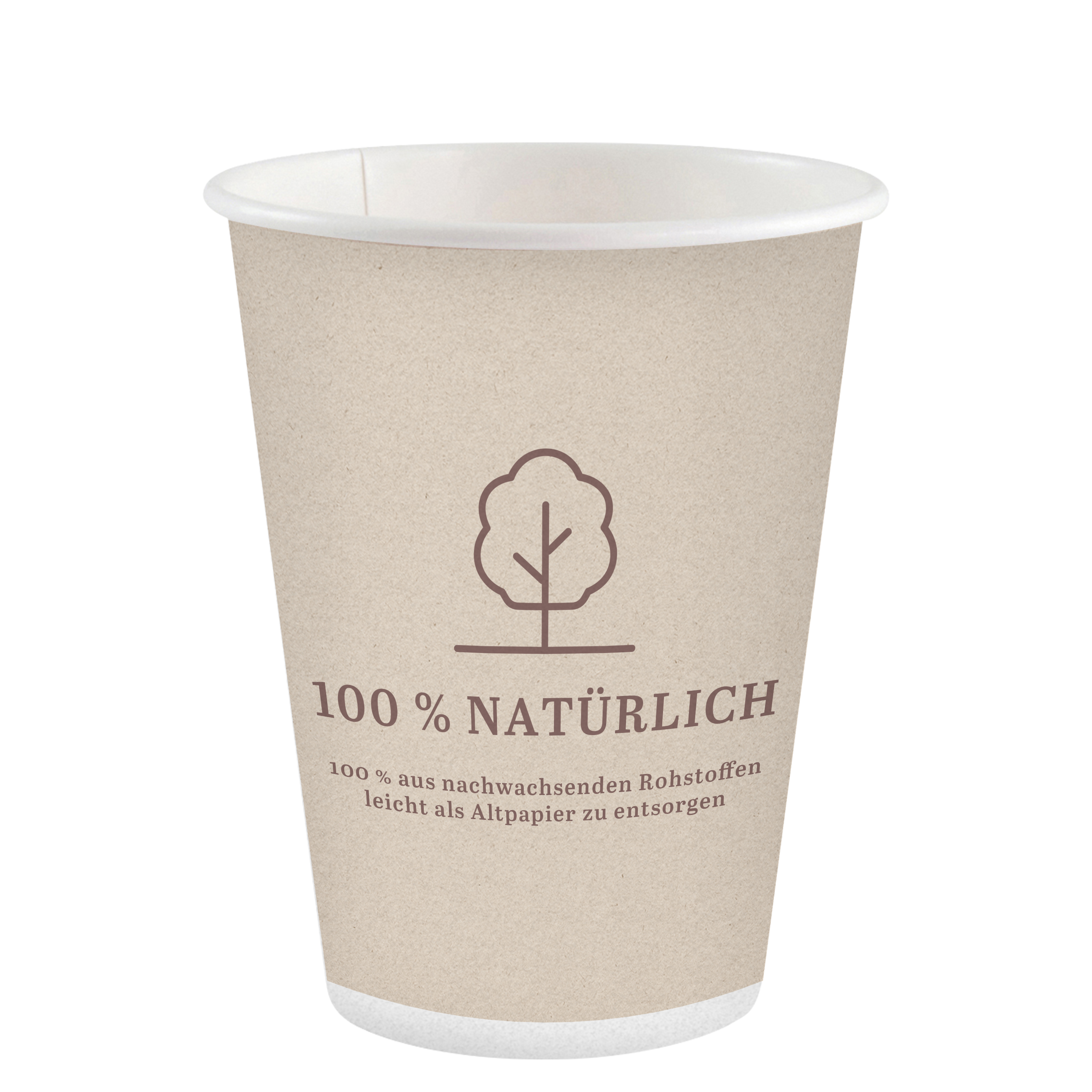 Green PE Cup, 12 oz.