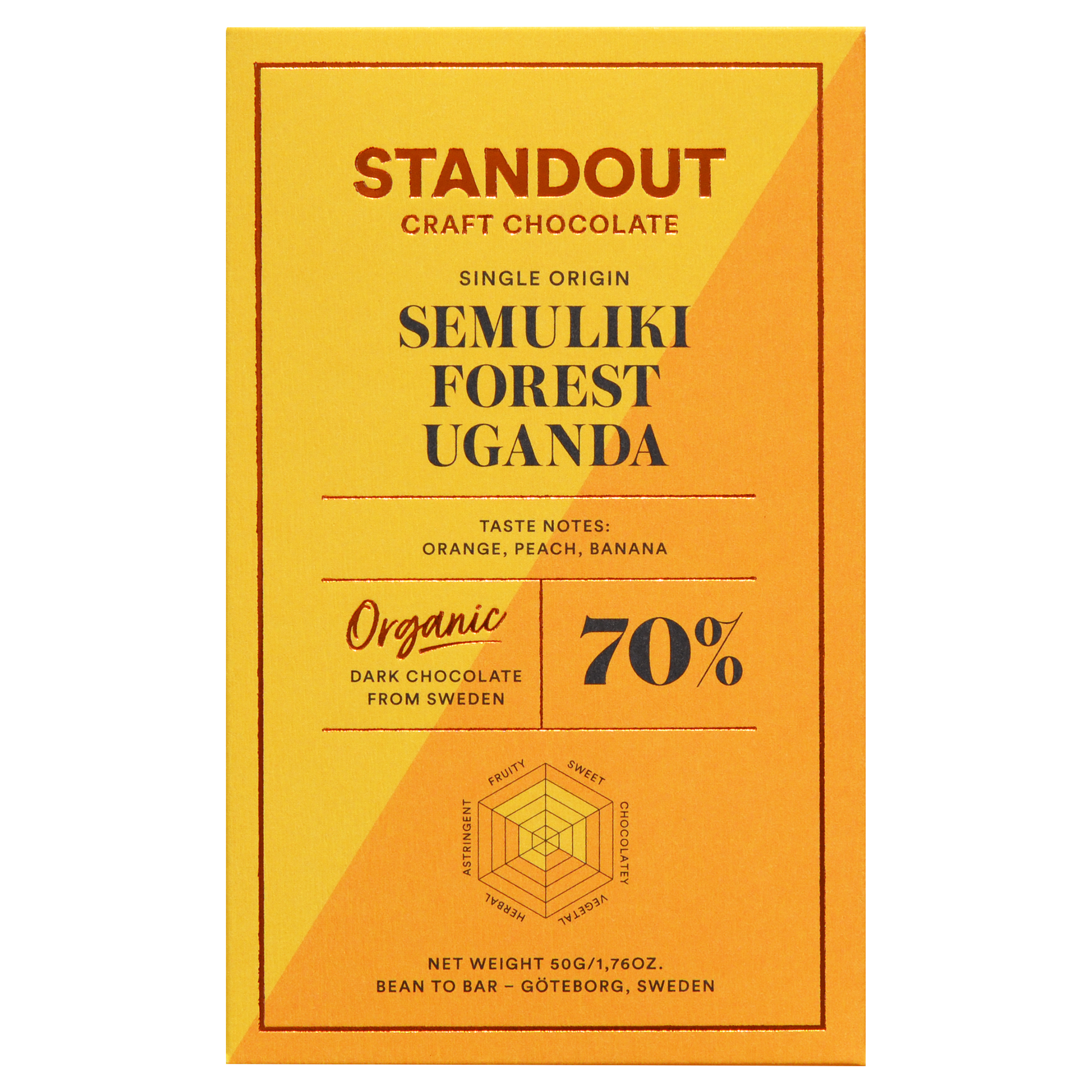 Organic Dark Semuliki Forest Uganda 70%