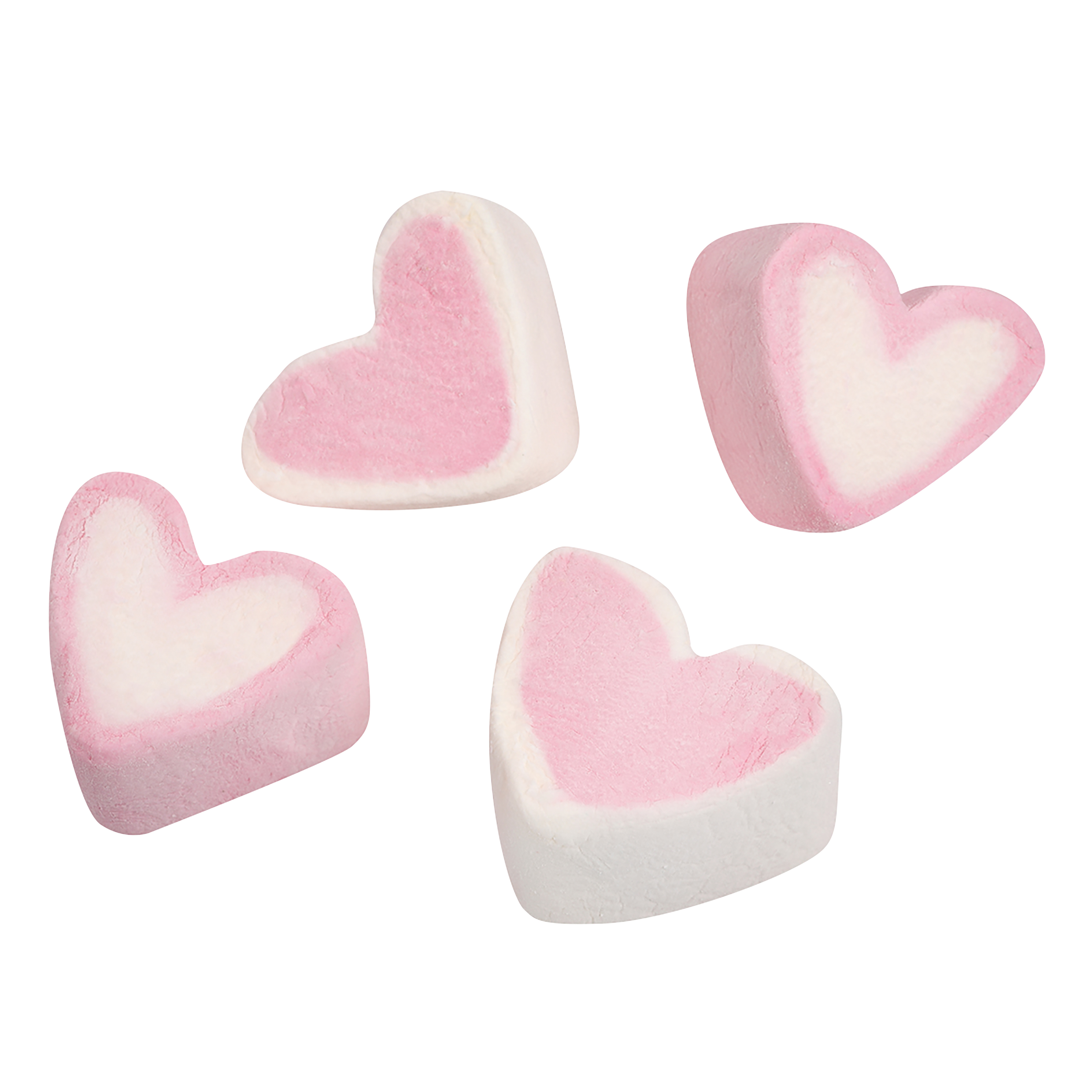 Jolly Mallows Marshmallow Strawberry Hearts