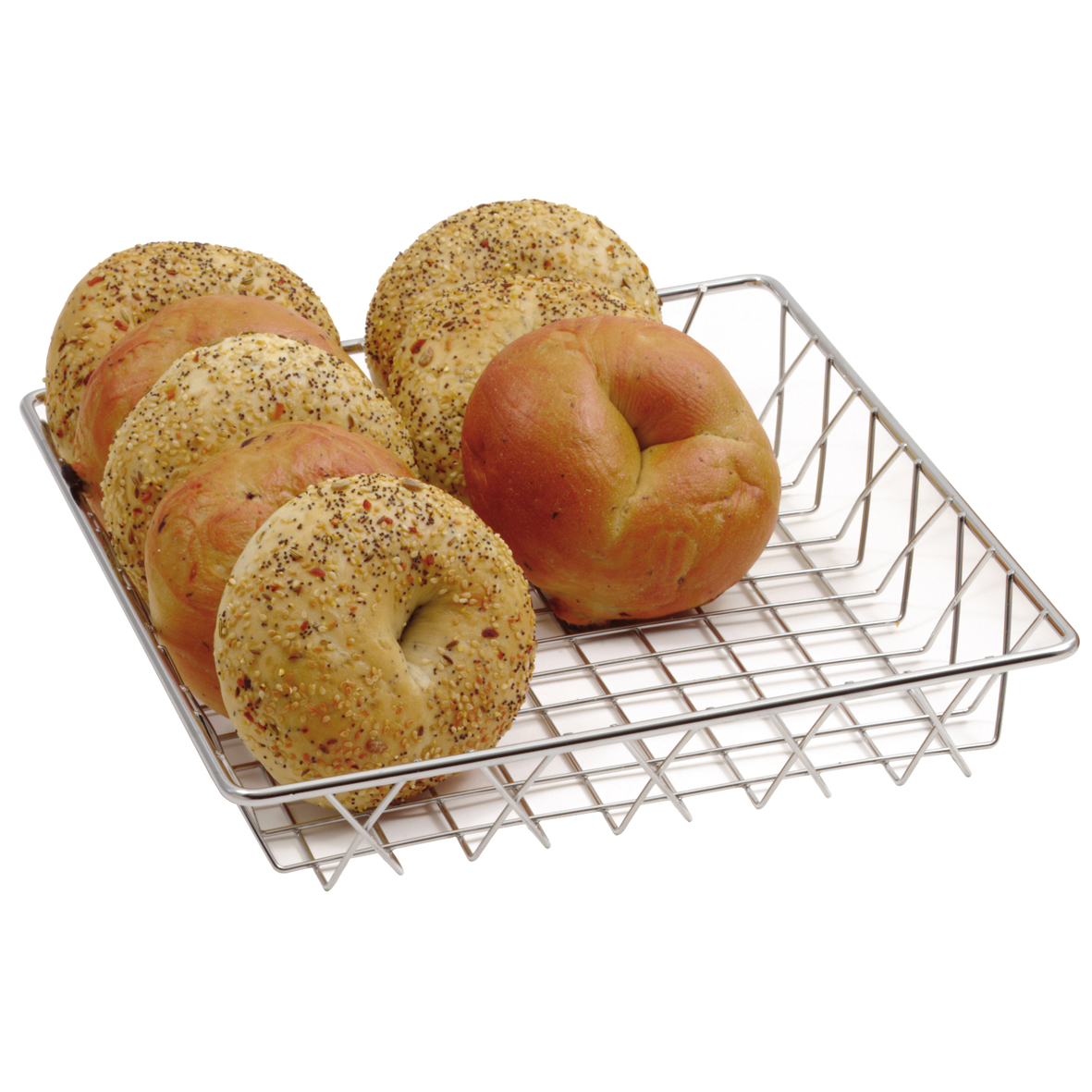 Steel Pastry Basket Large