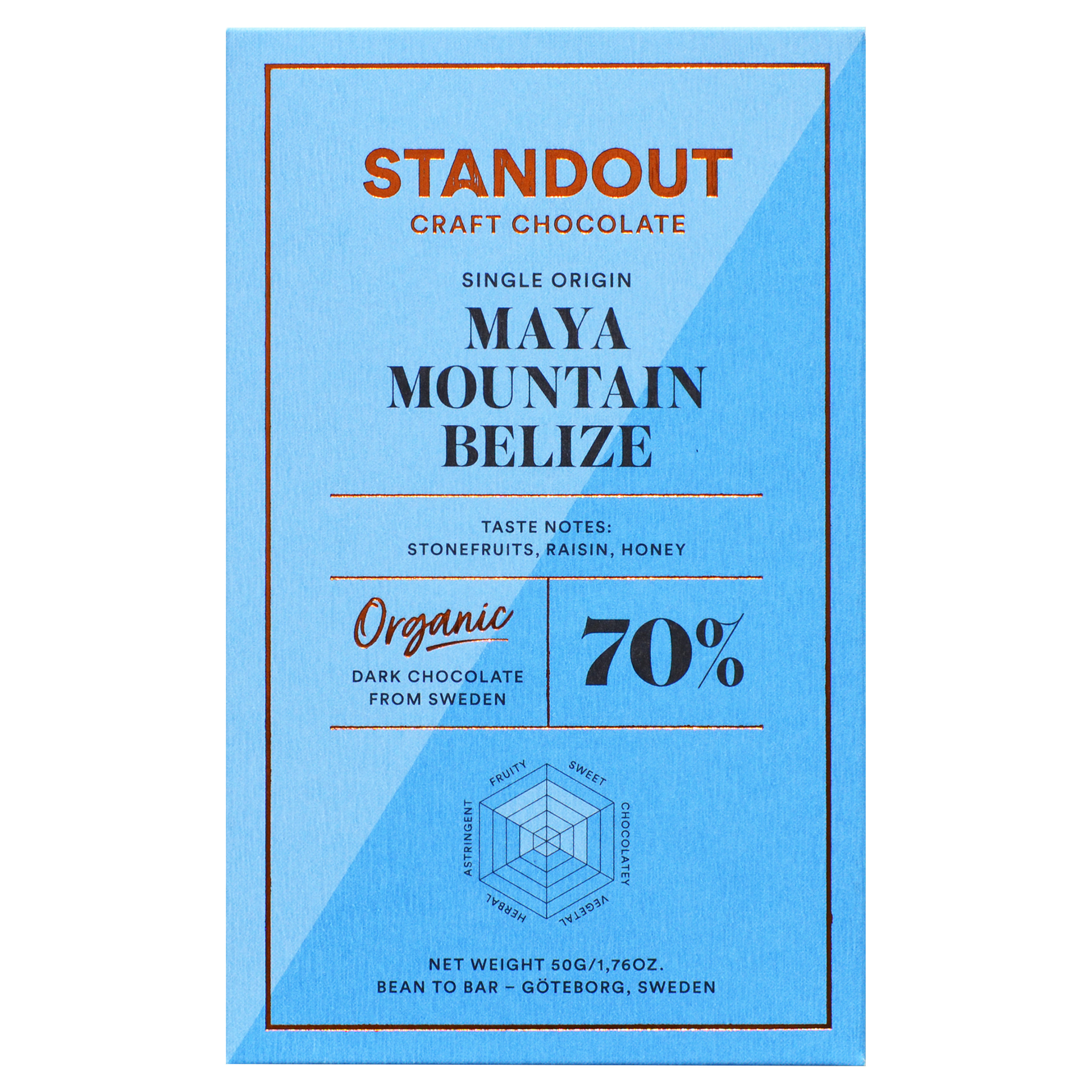 Organic Dark Maya Mountain Belize 70%