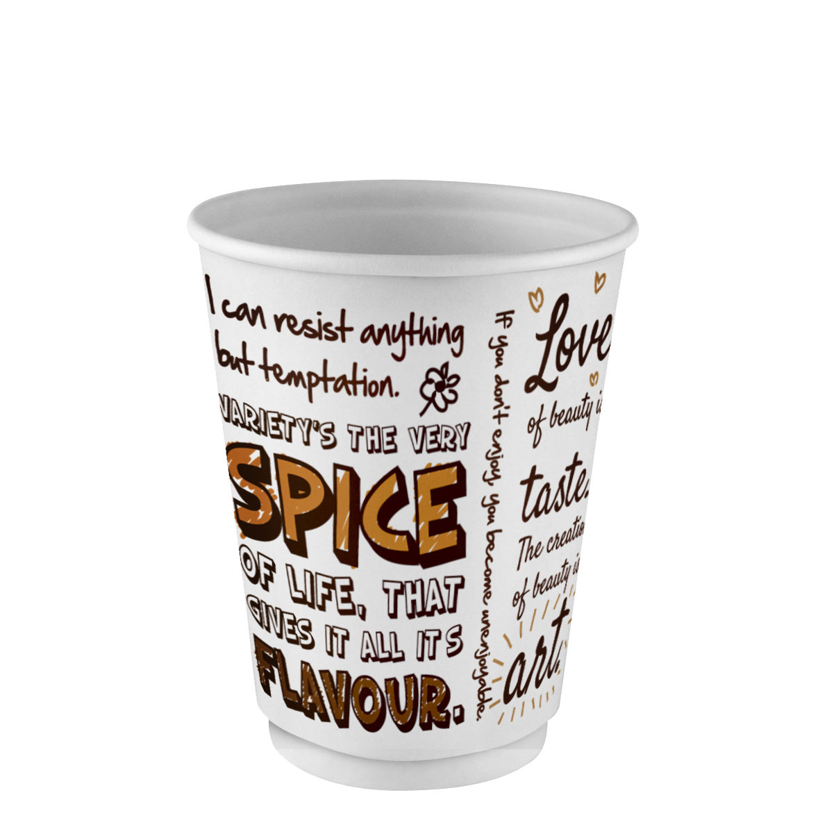 DW Paper Cup SPICE, 8 oz.