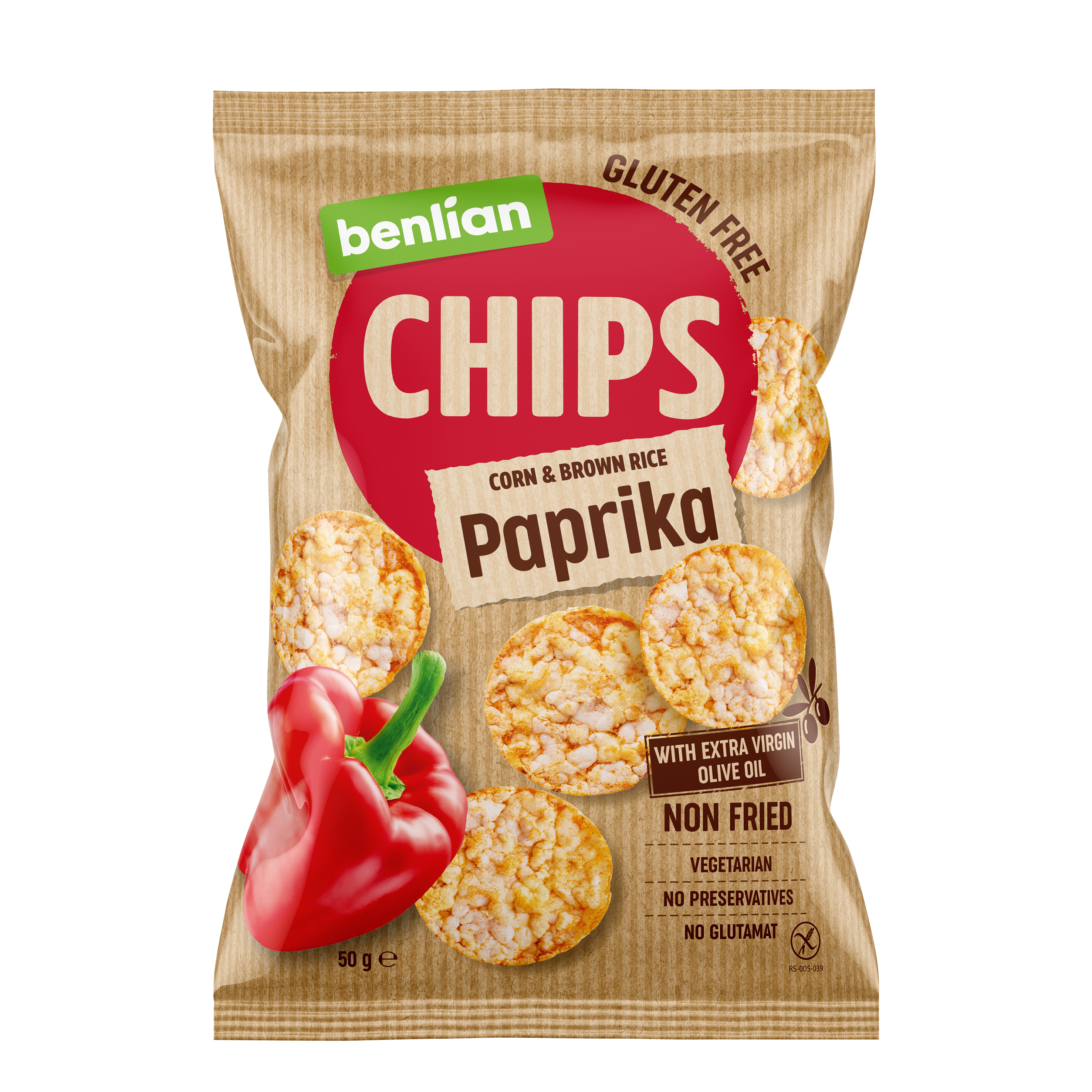 Corn & Rice Chips Paprika