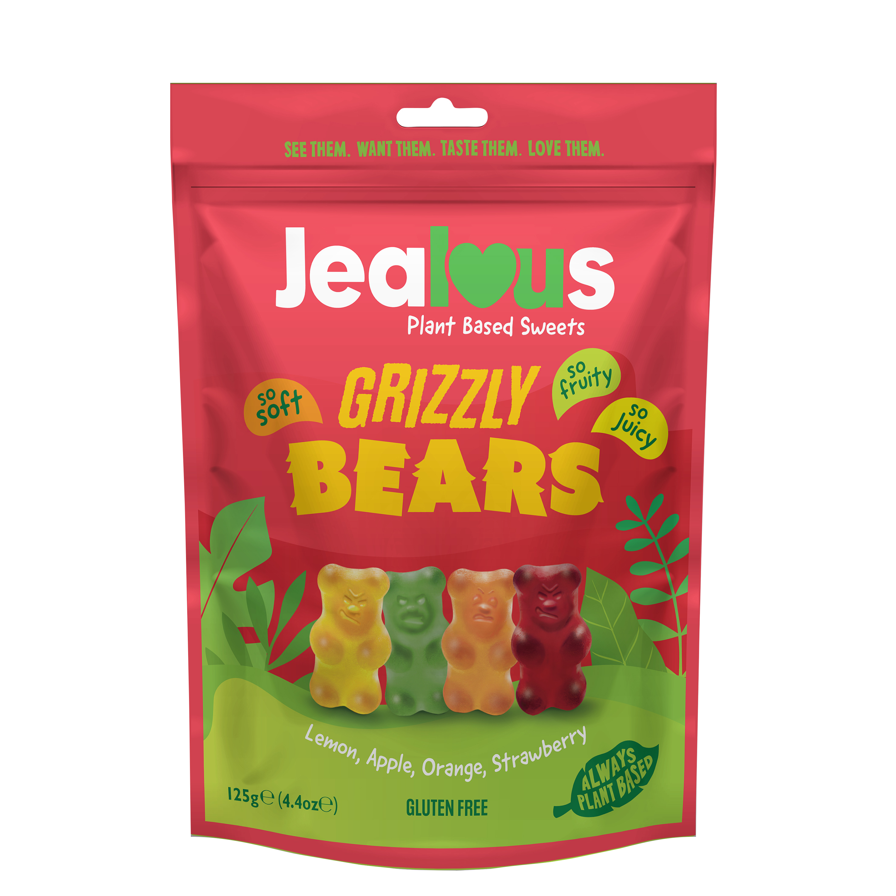Vegan Fruit Gum Grizzly Bears