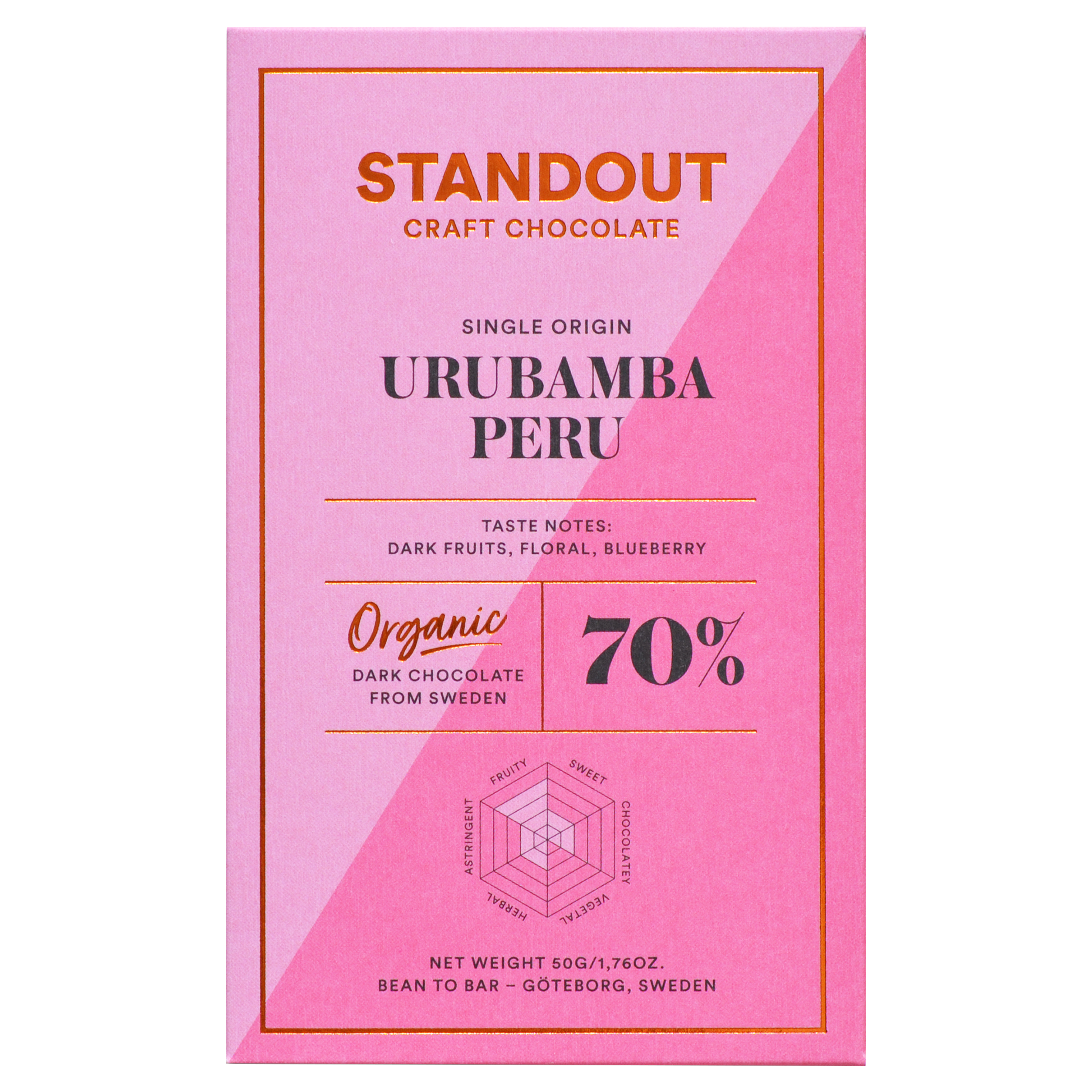 Organic Dark Urubamba Peru 70%