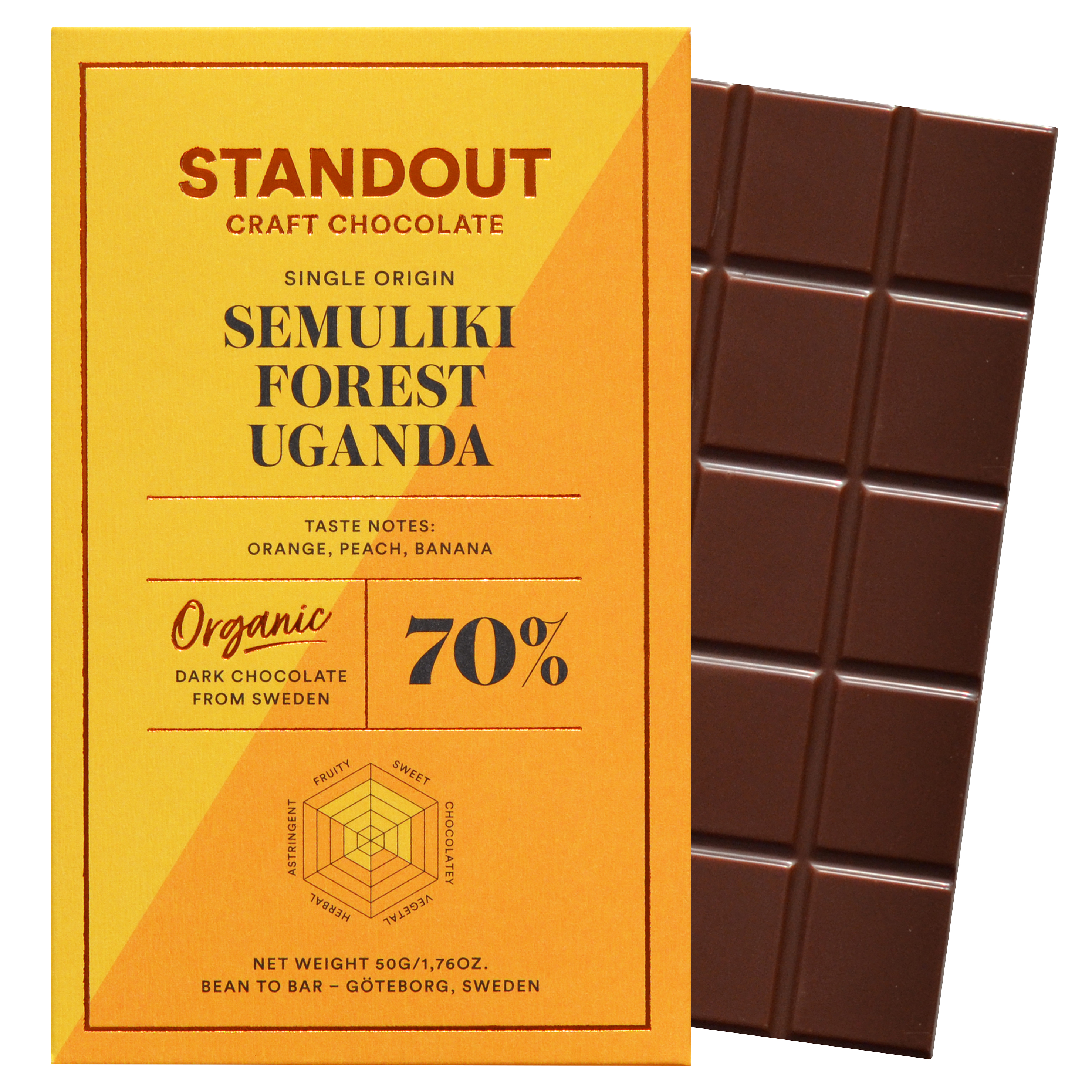 Organic Dark Semuliki Forest Uganda 70%