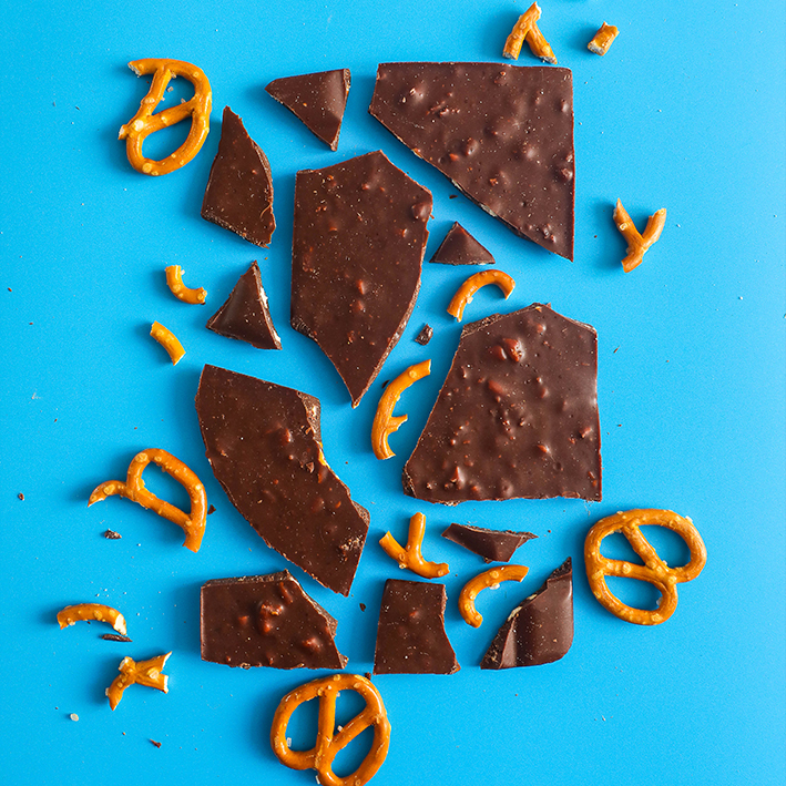 Chocolate Salty Pretzels